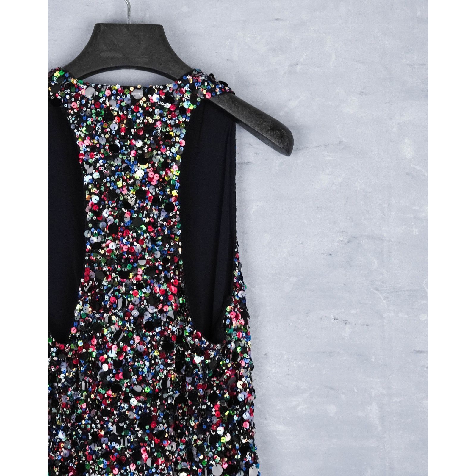 Haider Ackermann Haider ackermann multicolor sequin party tank top blouse Size XL / US 12-14 / IT 48-50 - 6 Thumbnail