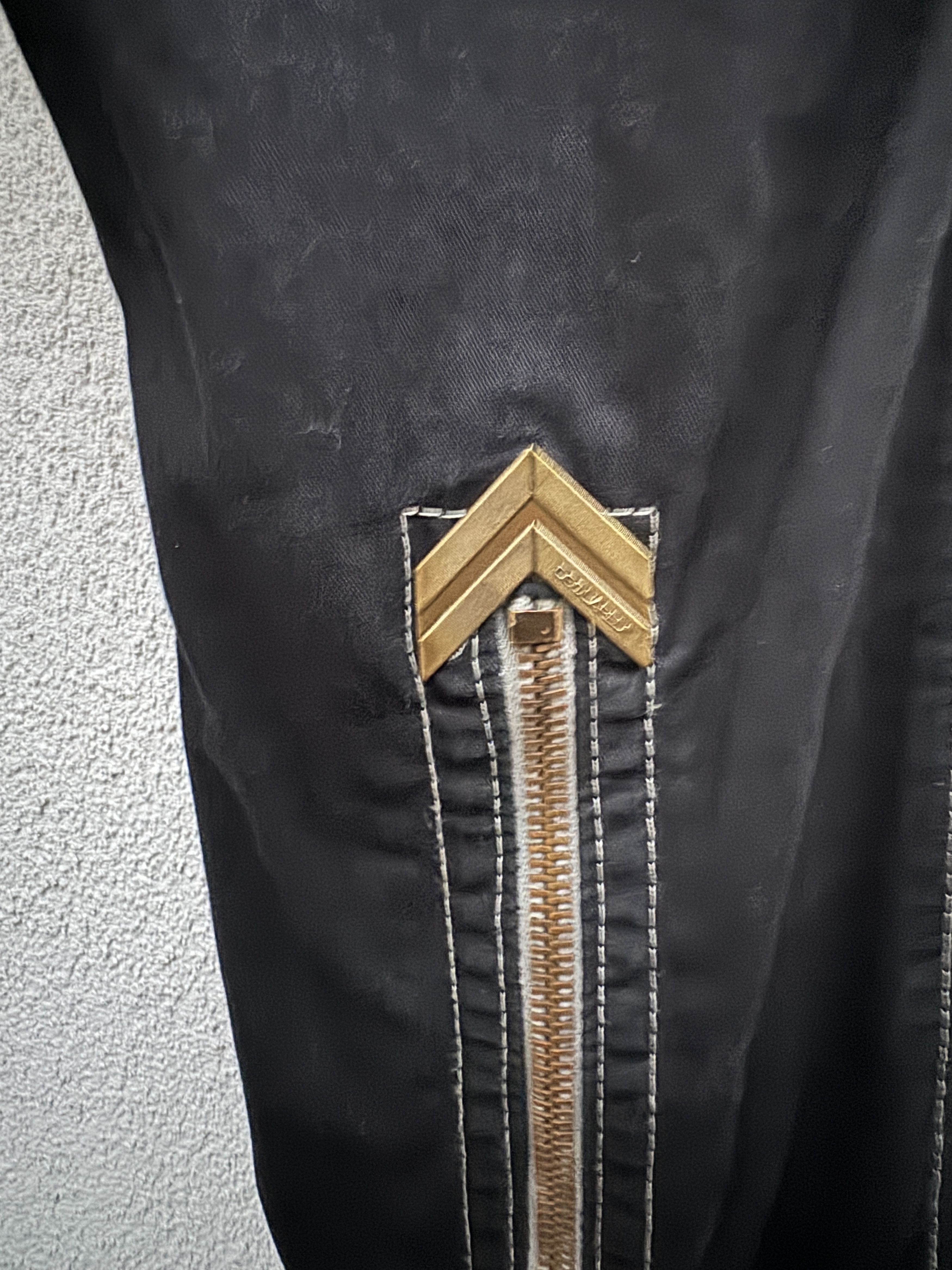 Dsquared2 DSQUARED2 Vintage Catwalk Black Trousers with White Stitches Size US 28 / EU 44 - 10 Thumbnail