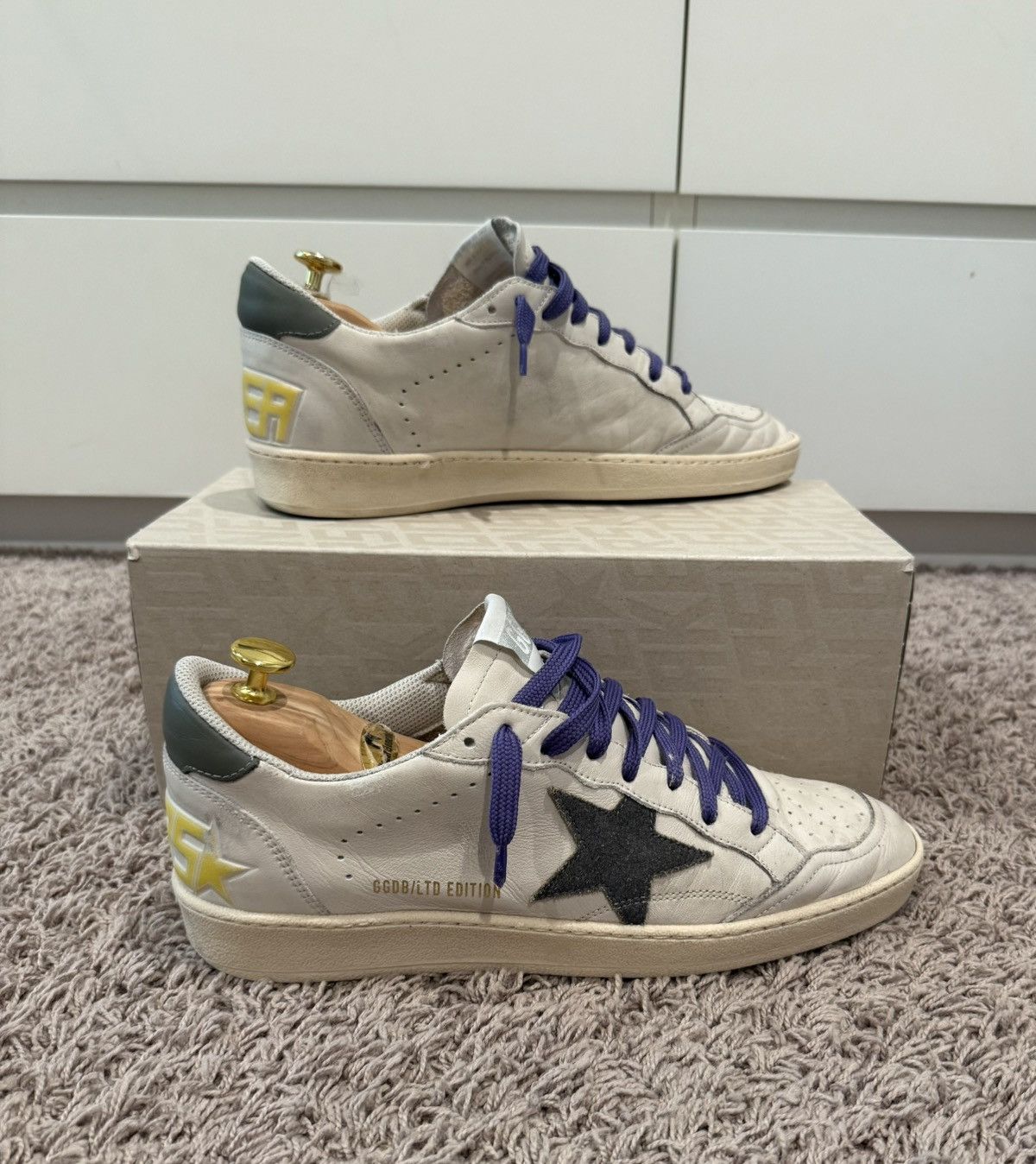 Shoe Golden Goose 43 Uomo Golden Goose Ball Star Sneakers White