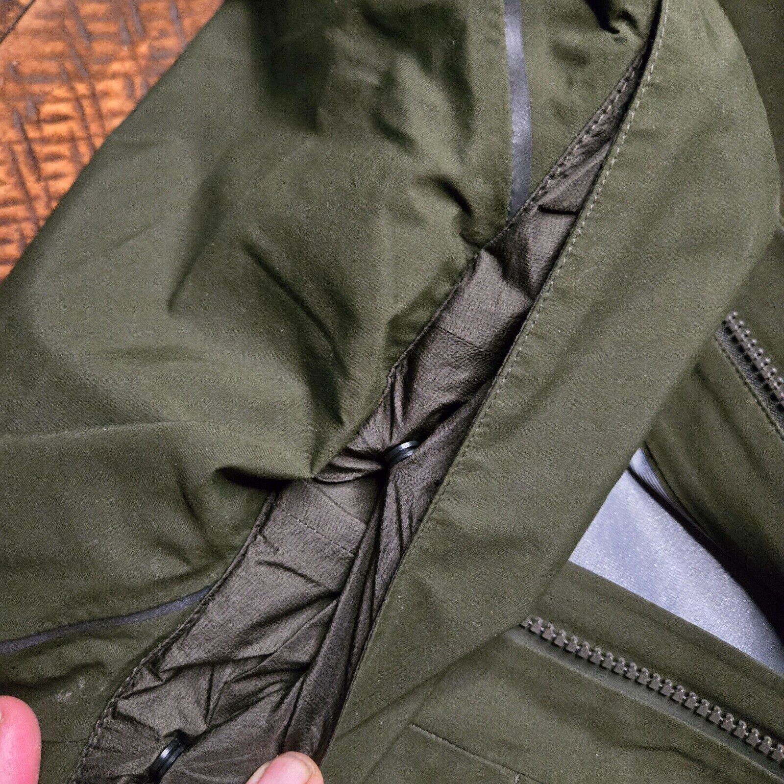 Ogio OGIO Men's Size L Hooded Shell Utilitarian Jacket Green C1 Size US L / EU 52-54 / 3 - 7 Thumbnail
