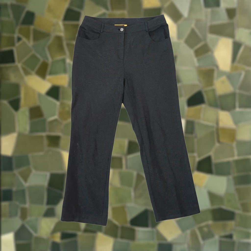 St. John St. John Charcoal Grey Ponte Pants 8 Regular Size 30" / US 8 / IT 44 - 1 Thumbnail