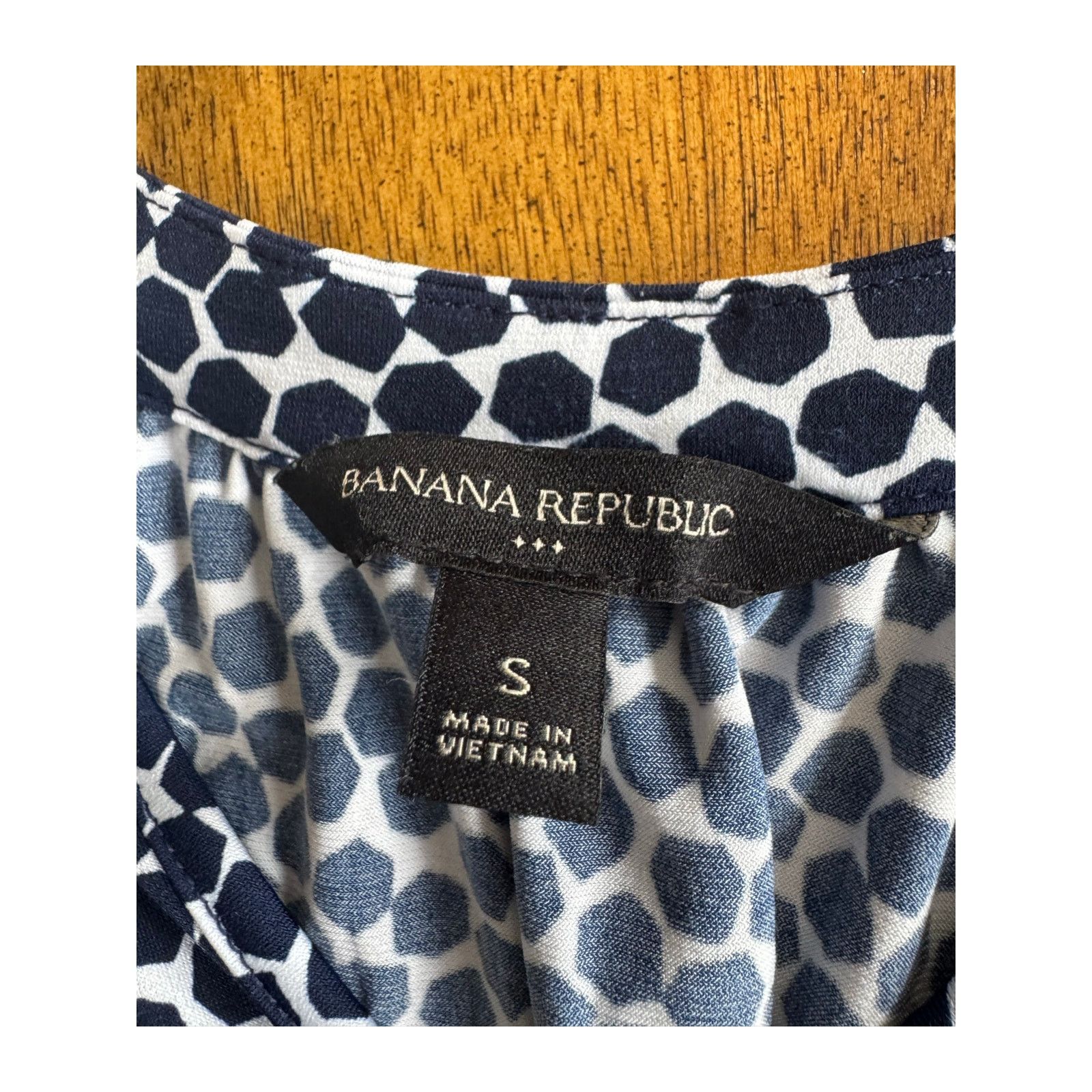 Banana Republic Banana Republic Navy White Print Sleeveless Dress Small Size S / US 4 / IT 40 - 5 Thumbnail