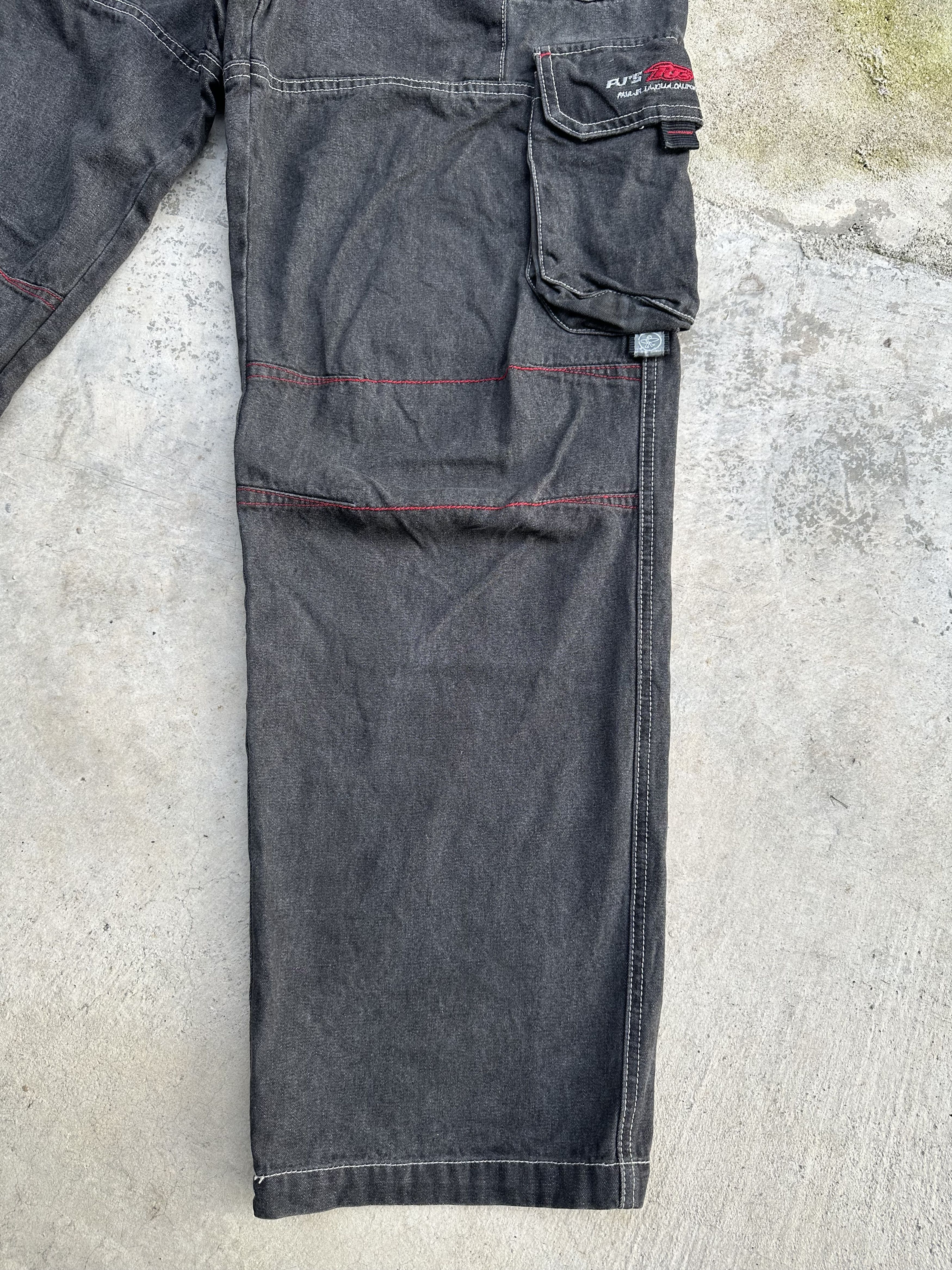 JNCO Vintage 90s Pj’s Surf Baggy Denim Multi Pocket Jeans Size US 29 - 6 Thumbnail