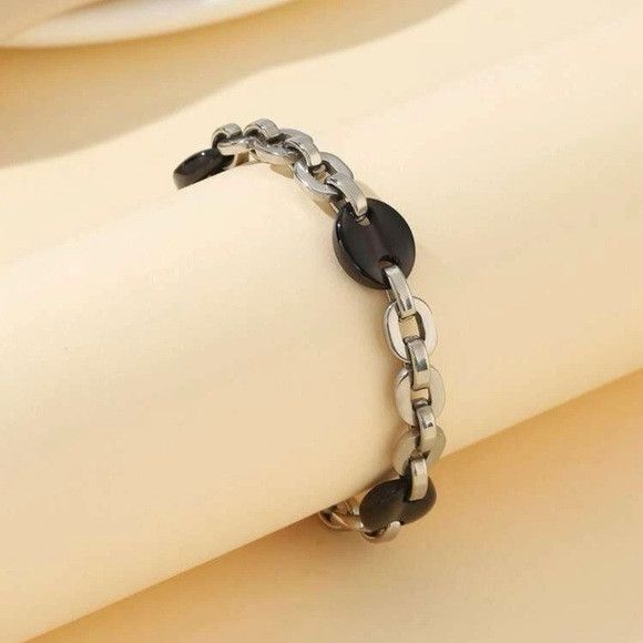 Other Unisex Stainless Steel Two Tones Bracelet Size ONE SIZE - 2 Thumbnail
