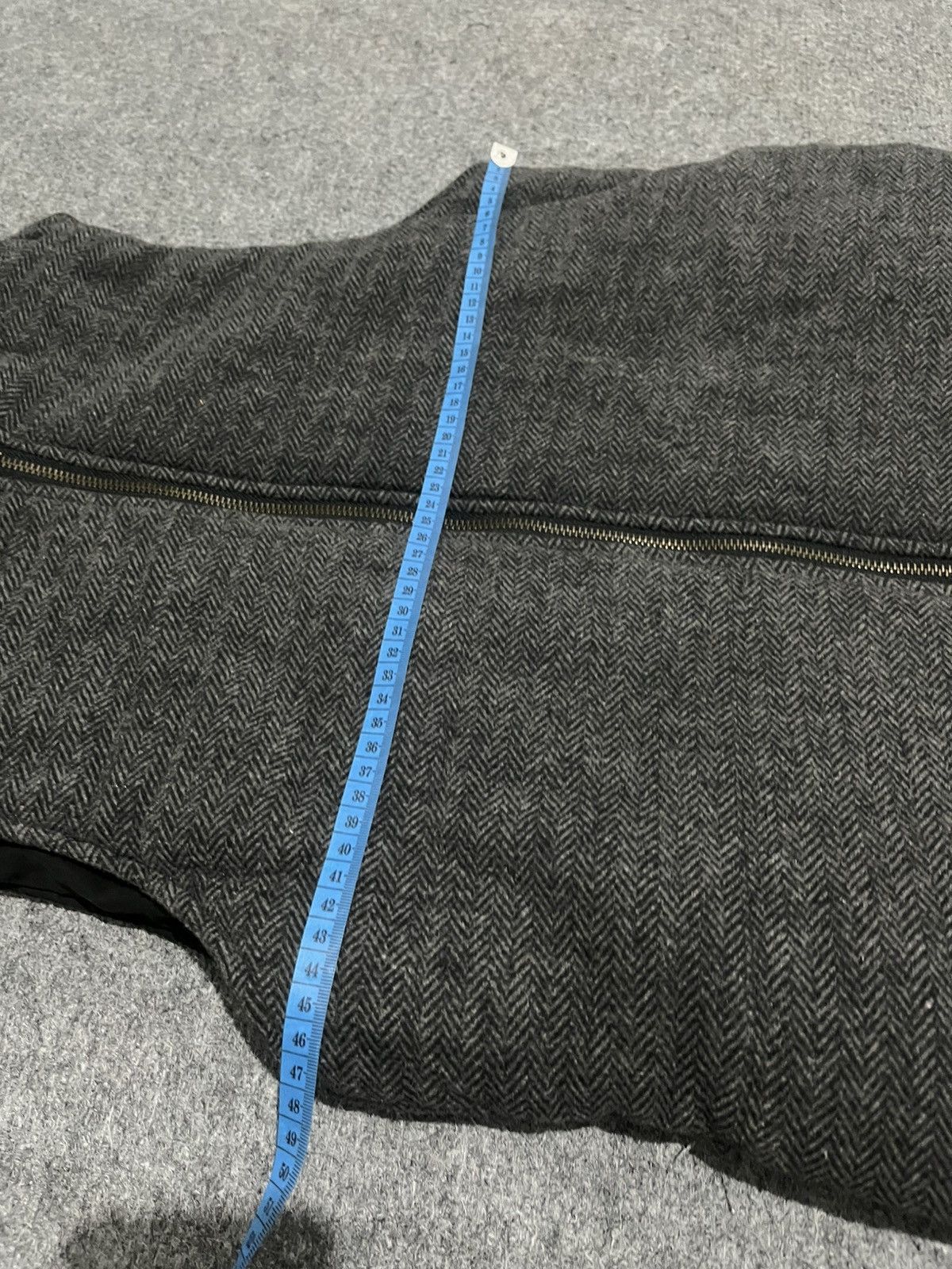 Japanese Brand Japanese Lauren 2Ann Herringbone Wool Blend Hooded Vest Size US M / EU 48-50 / 2 - 11 Thumbnail