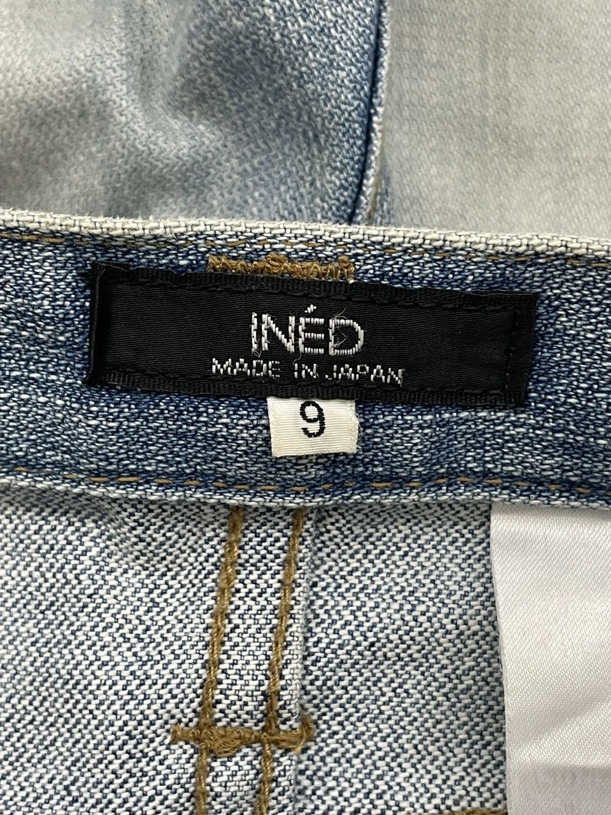 Yohji Yamamoto Vintage Japan Designer Yohji Yamamoto Ined Flared Blue Denim Size US 30 / EU 46 - 18 Thumbnail