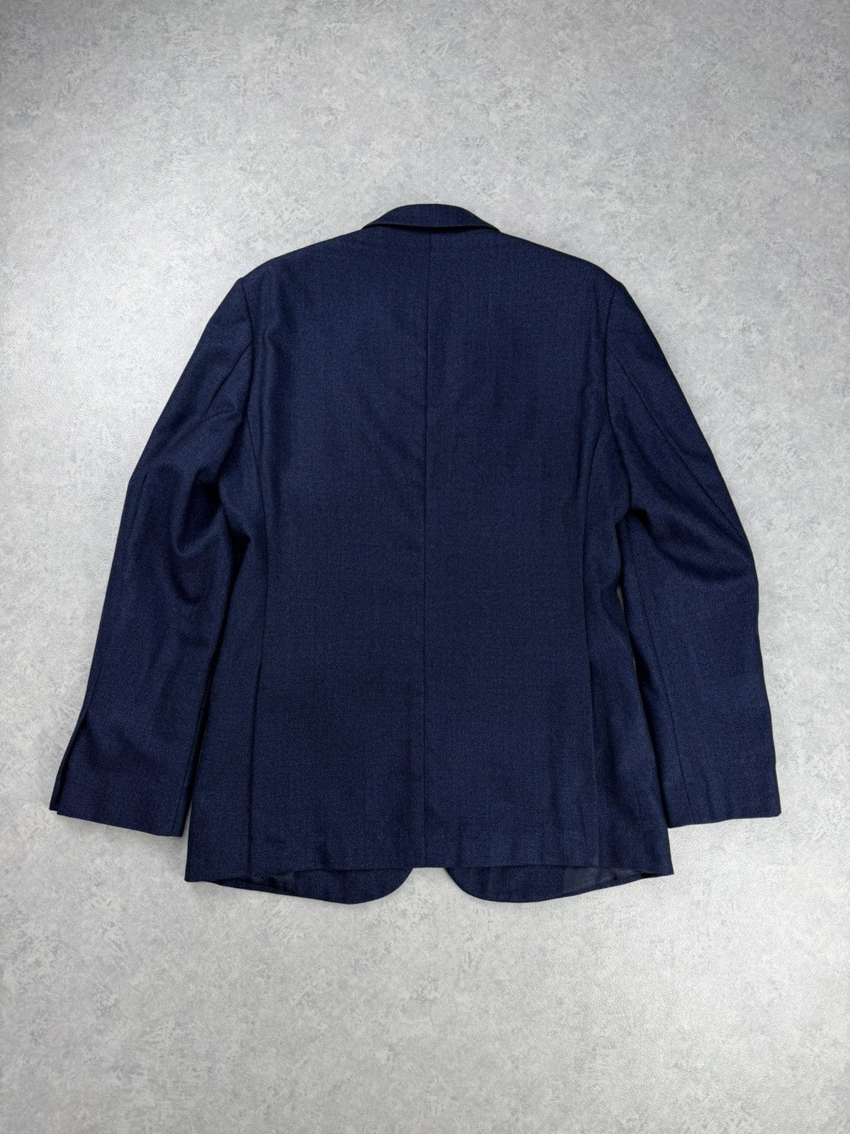 Hardy Amies Hardy Amies Wool Blazer Navy Size 46R Size 36R - 13 Thumbnail