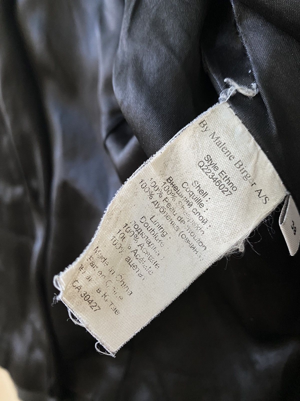 By Malene Birger By Malene Birger Ethno Leather zipped biker Jacket Size S / US 4 / IT 40 - 6 Thumbnail