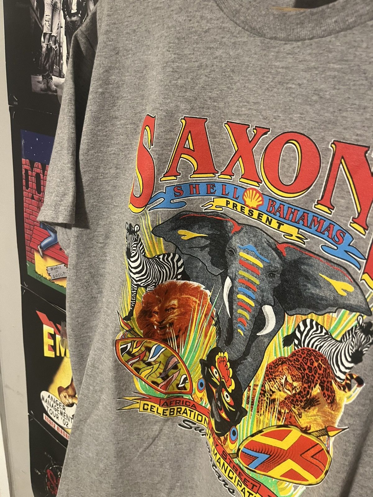 Fruit Of The Loom Vintage Y2K 2000’s Saxon Shell, celebration of emancipation Size US L / EU 52-54 / 3 - 8 Thumbnail