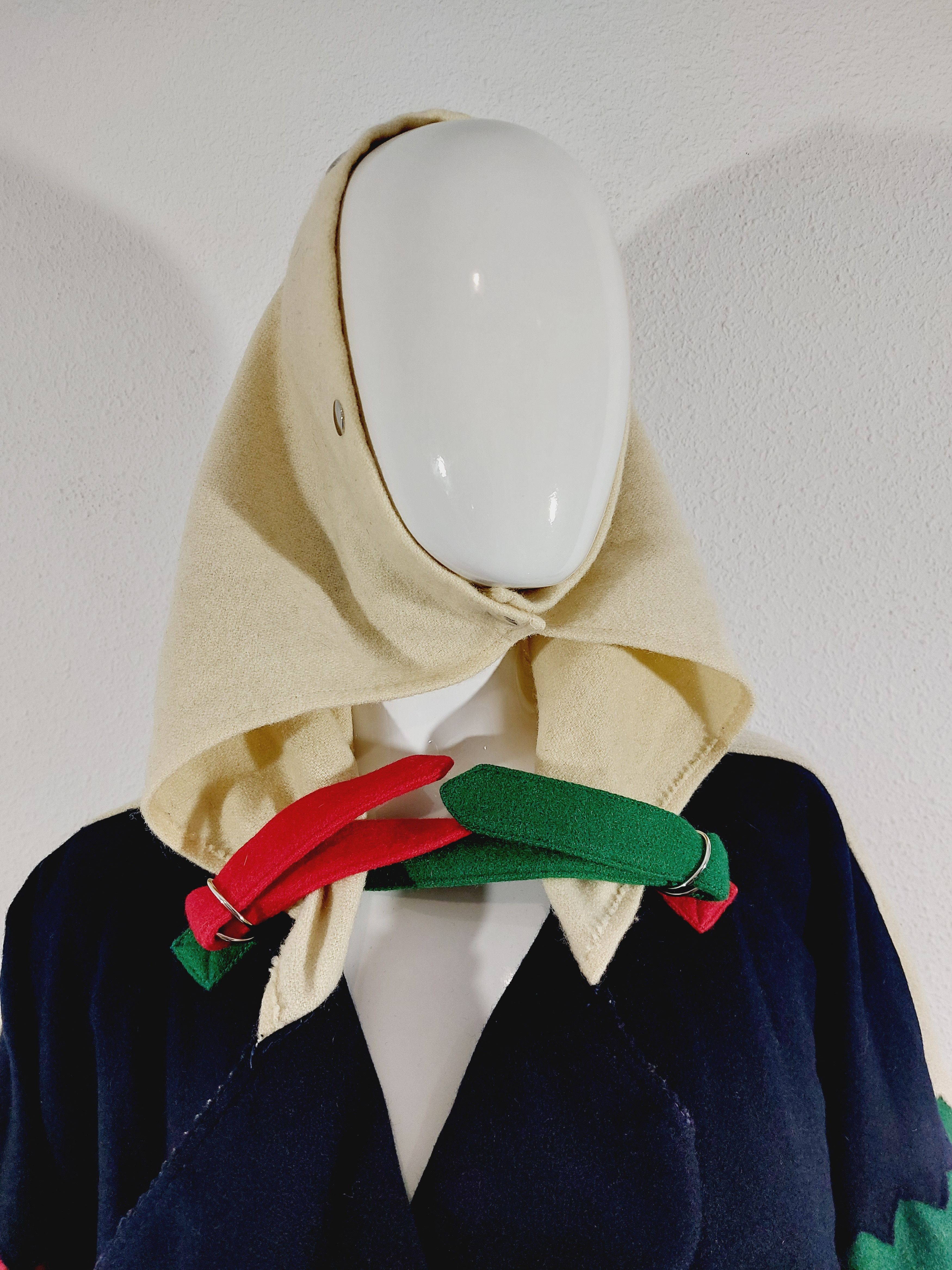 Jean Charles De Castelbajac Jean Charles de Castelbajac JCDC 1980s wool color coat Size US S / EU 44-46 / 1 - 7 Thumbnail