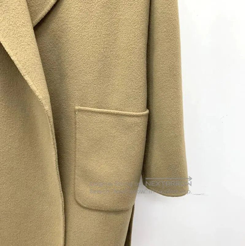 Max Mara MaxMara Brown Wool Women's Coat . Size S / US 4 / IT 40 - 4 Thumbnail
