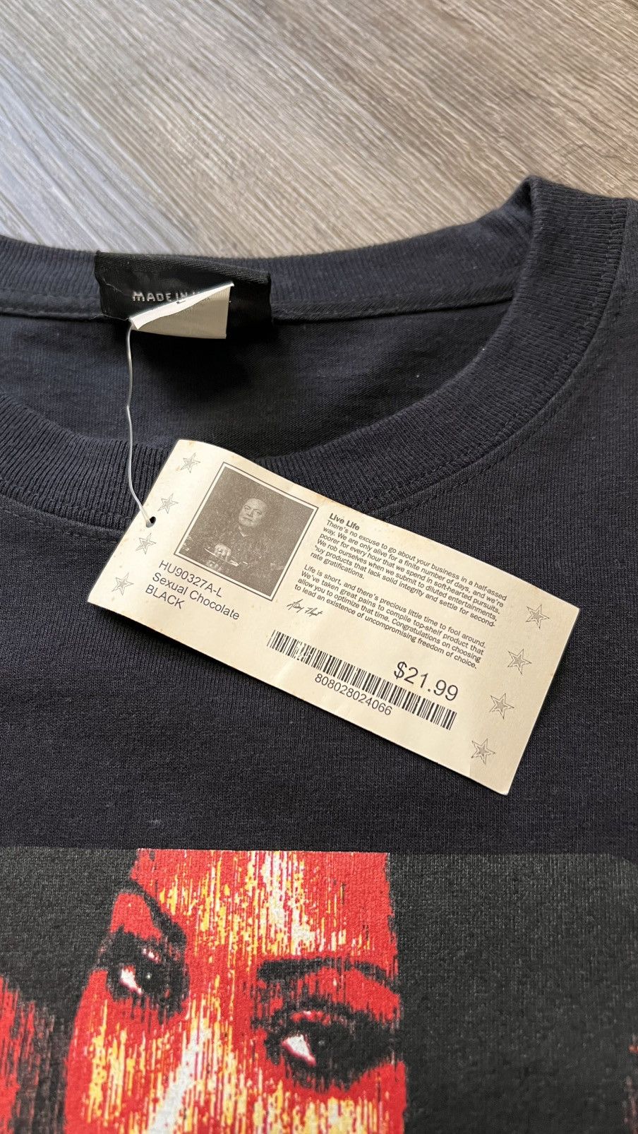 Other Vintage Hustler Magazine Shirt NWT “Sexual Chocolate” Large Size US L / EU 52-54 / 3 - 5 Thumbnail