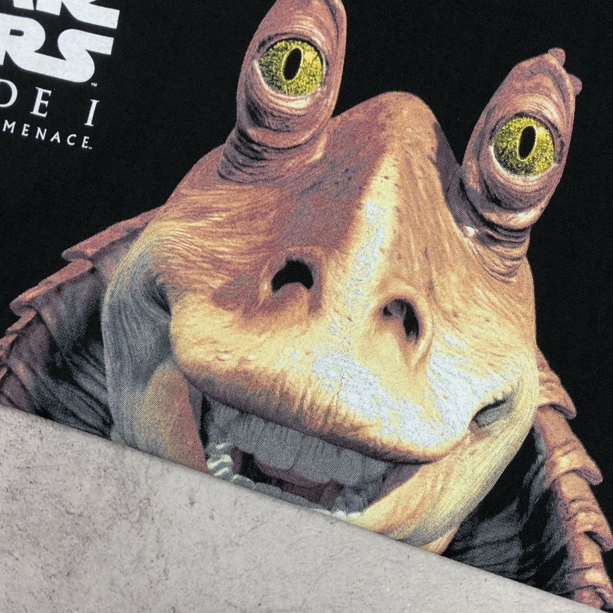 Star Wars 1999 Star Wars Episode 1 Jar Jar Binks Phantom Menace Tee Size US XL / EU 56 / 4 - 4 Thumbnail