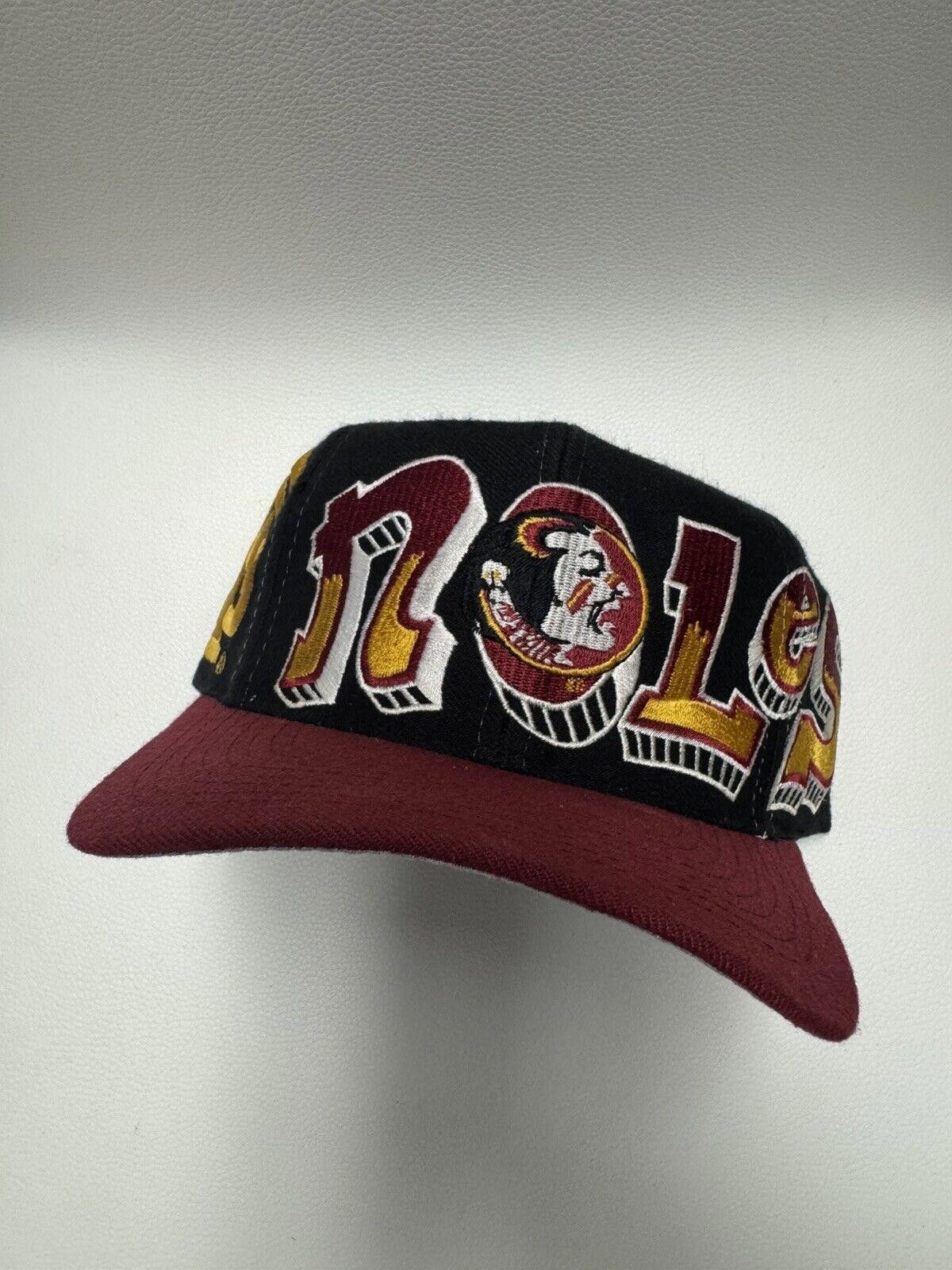 Top Of The World Vintage NCAA Florida State Seminoles FSU Tow SnapBack Hat Size ONE SIZE - 2 Thumbnail