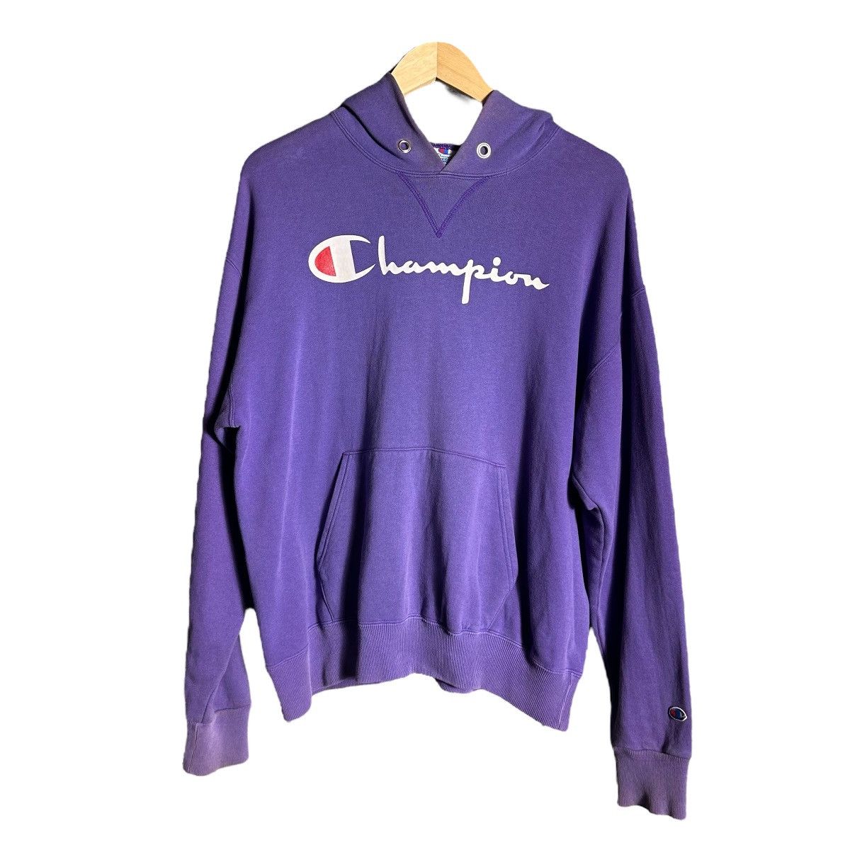 Champion Champion Big Logo Hoodie/Vintage 90s Size XL / US 12-14 / IT 48-50 - 1 Thumbnail