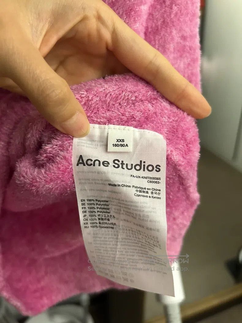 Acne Studios Acne Studios Short Sleeve Fleece T-Shirt Size XXS / US 00 / IT 34 - 5 Thumbnail