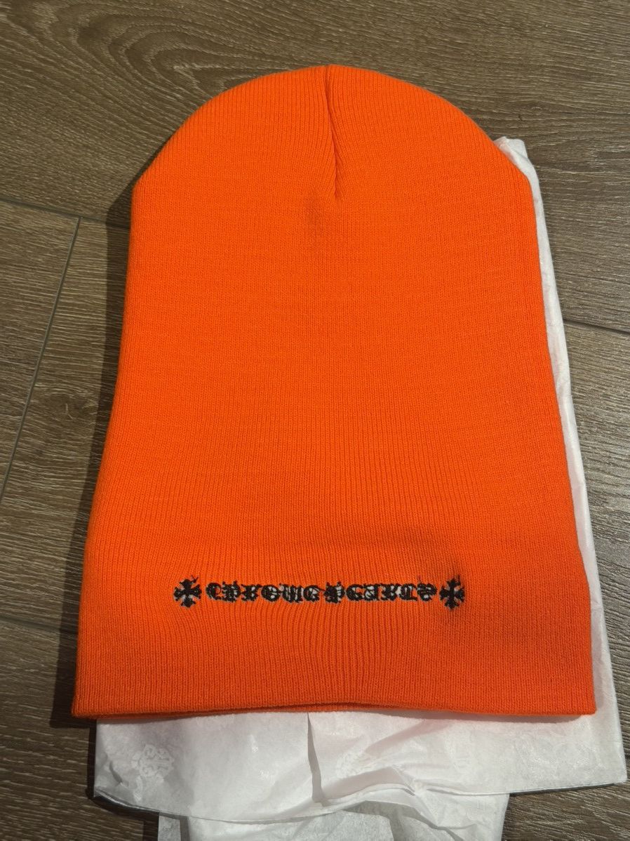 Chrome Hearts Chrome Hearts Orange Beanie Size ONE SIZE - 4 Thumbnail