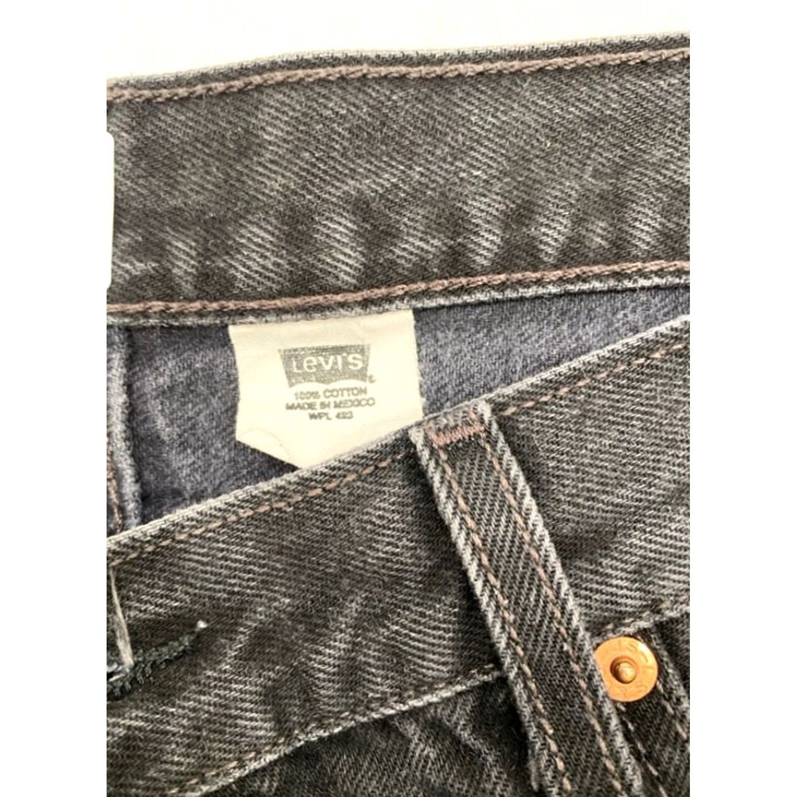 Levi's Levi's 501 Black Denim Jeans Mens 38 Regular Button Fly Straight Levi's 501 Black Denim Jeans Mens 38x32 Button Fly Straight Leg 3293 Size US 38 / EU 54 - 7 Thumbnail