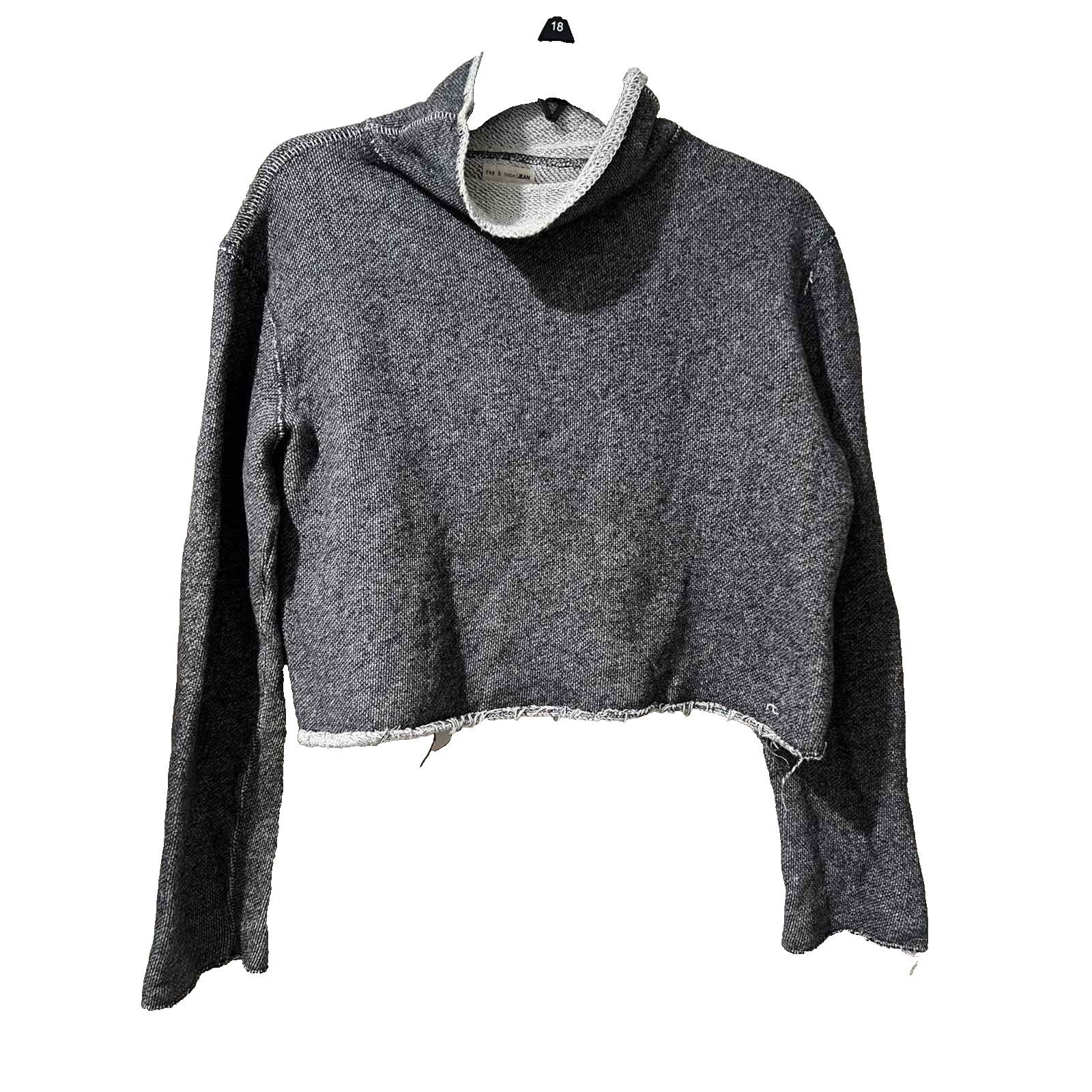 Rag & Bone Rag & Bone Madeline terry Cotton Funnel Neck XXS A001365 Size XXS / US 00 / IT 34 - 2 Thumbnail
