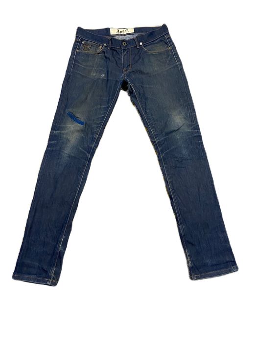 Jean bleu marine April 77, €130 | SSENSE | France