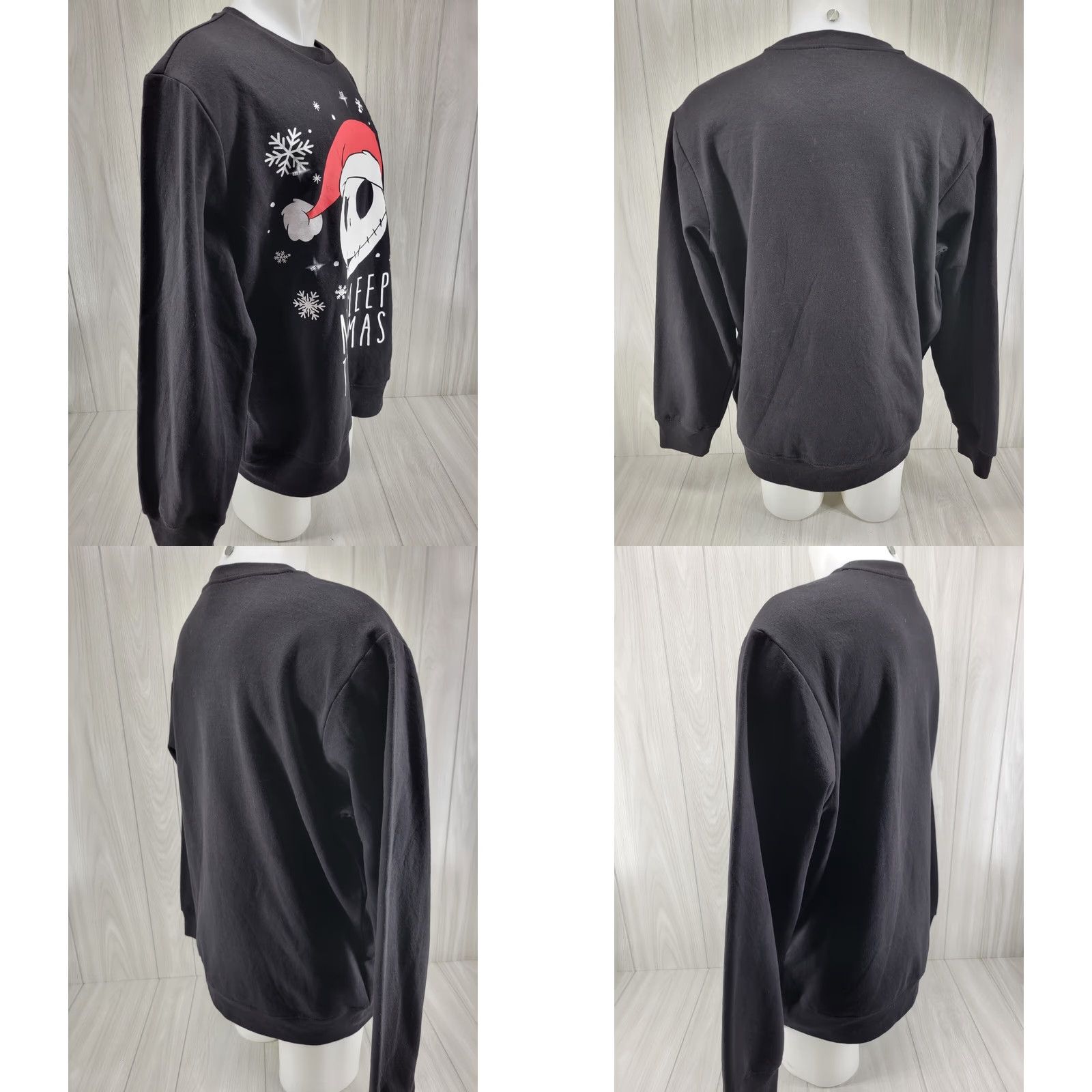 Disney VINTAGE Lighted Nightmare Before Christmas Sweater XL Jack Skellington Christmas Holiday Size XL / US 12-14 / IT 48-50 - 8 Thumbnail