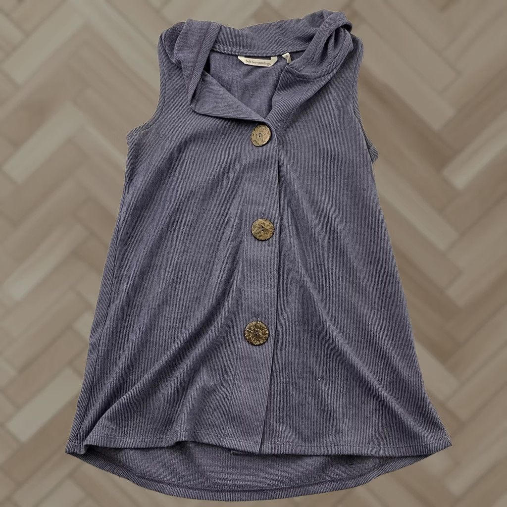 Soft Surroundings Soft Surroundings Sleeveless Button Front Purple Blouse Top Women's S Shirt Accessories? Size S / US 4 / IT 40 - 1 Thumbnail