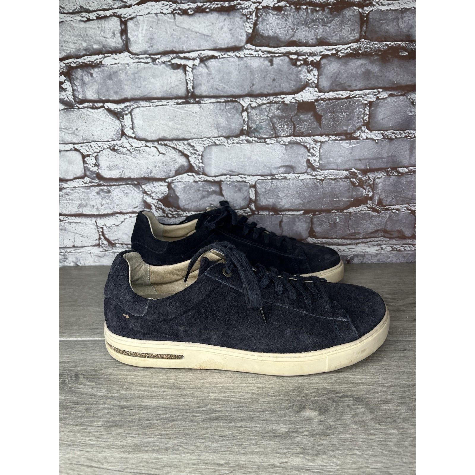 Birkenstock Birkenstock Bend Low Blue Suede Casual Sneakers Canvas Lace Size US 10 / EU 43 - 3 Thumbnail