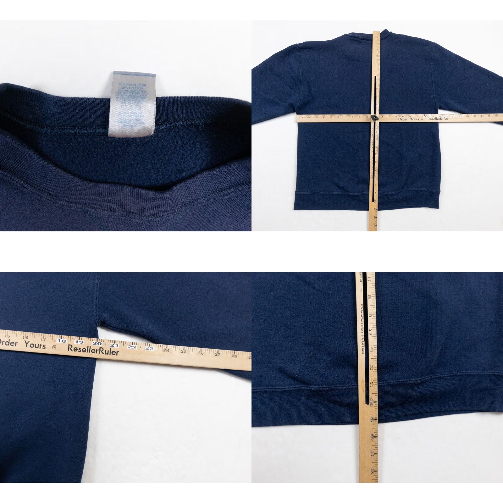 Russell Athletic VINTAGE Russell Athletic Sweatshirt Mens M Blue Crew Neck Pullover All Seasons Outdoor 90s Mens Size US M / EU 48-50 / 2 - 8 Thumbnail