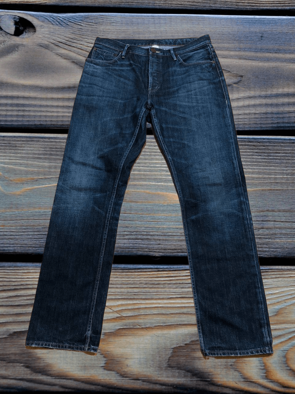 Burberry BURBERRY BRIT Blue Washed Cotton Jeans Size US 34 / EU 50 - 1 Thumbnail