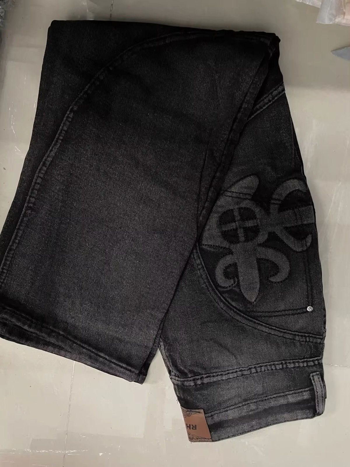 Japanese Brand × Vintage Y2K Streetwear Washed Retro Baggy Jean Size US 36 / EU 52 - 4 Thumbnail