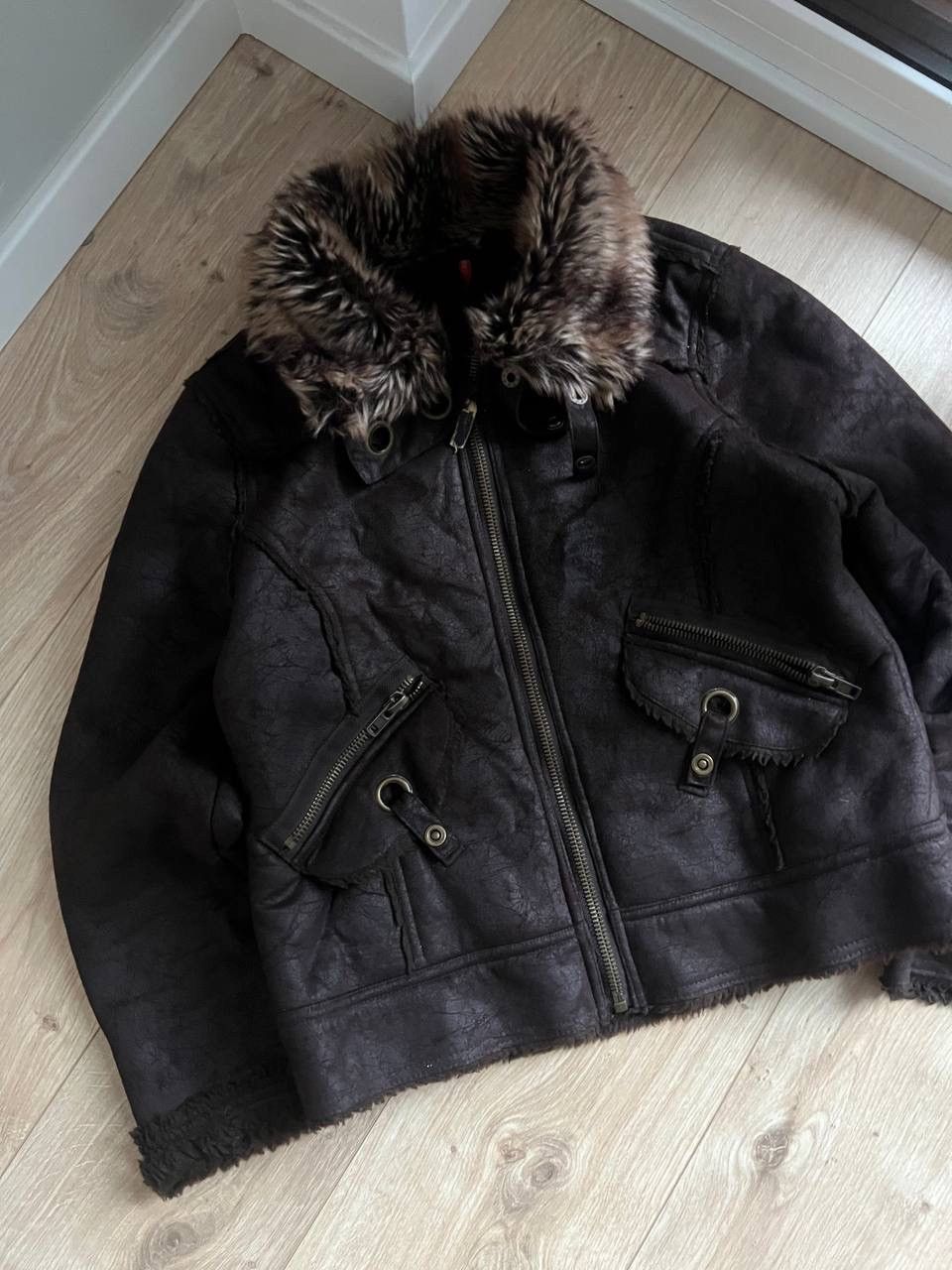 Other Vintage cropped faux fur bomber y2k jacket japanese style Size S / US 4 / IT 40 - 4 Thumbnail