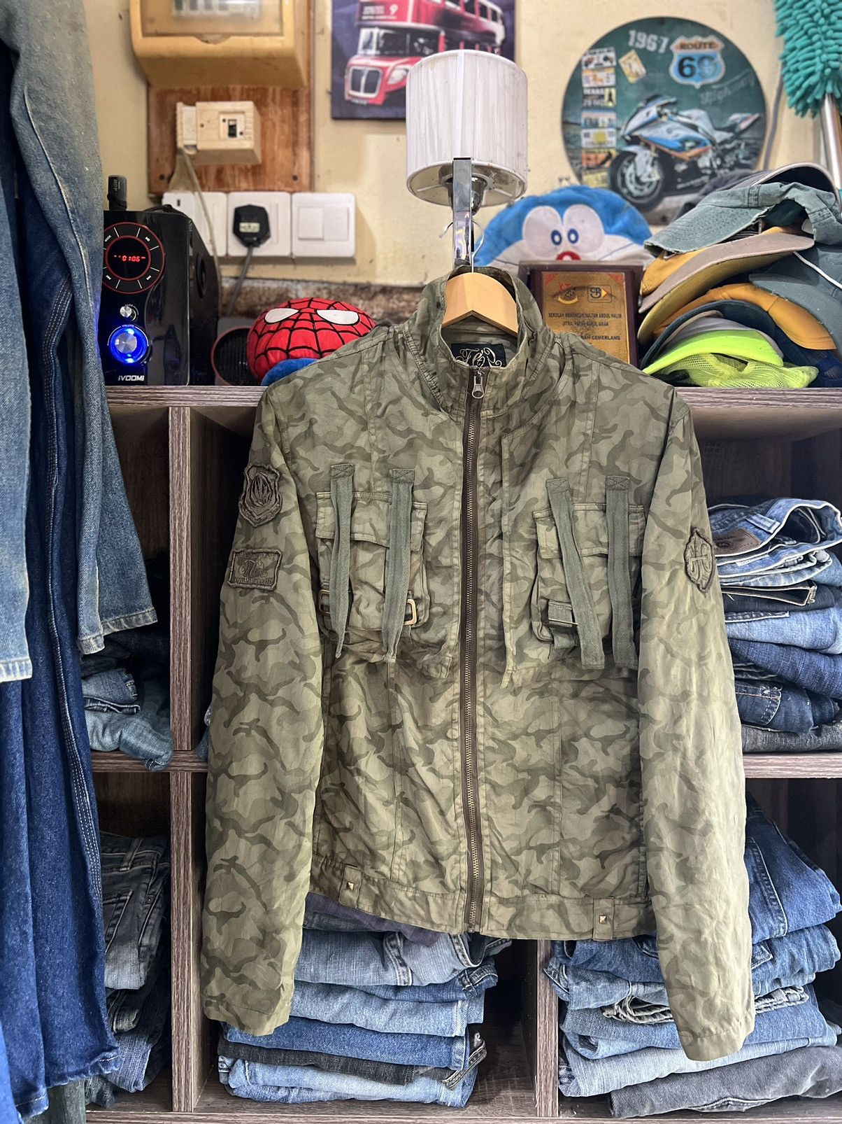 Other 🔥Rare Camo Bondage Zipper Jacket Size US M / EU 48-50 / 2 - 1 Thumbnail