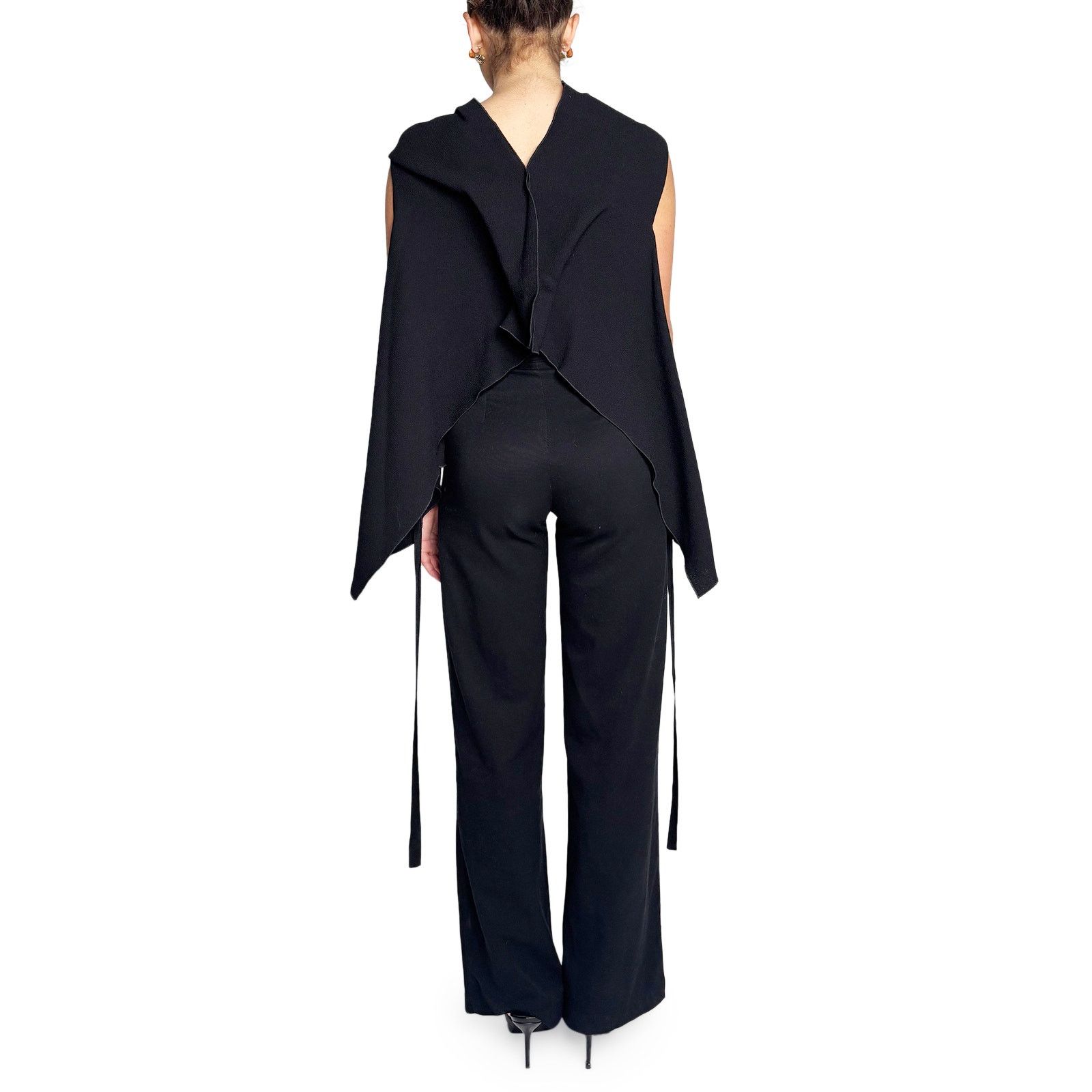 Roland Mouret Black tank blouse Size L / US 10 / IT 46 - 4 Thumbnail