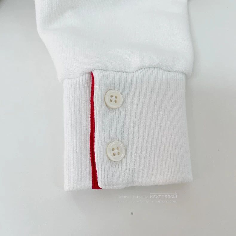 Thom Browne Thom Browne White Sweatshirt Size 38 3 Size US XXS / EU 40 - 6 Thumbnail