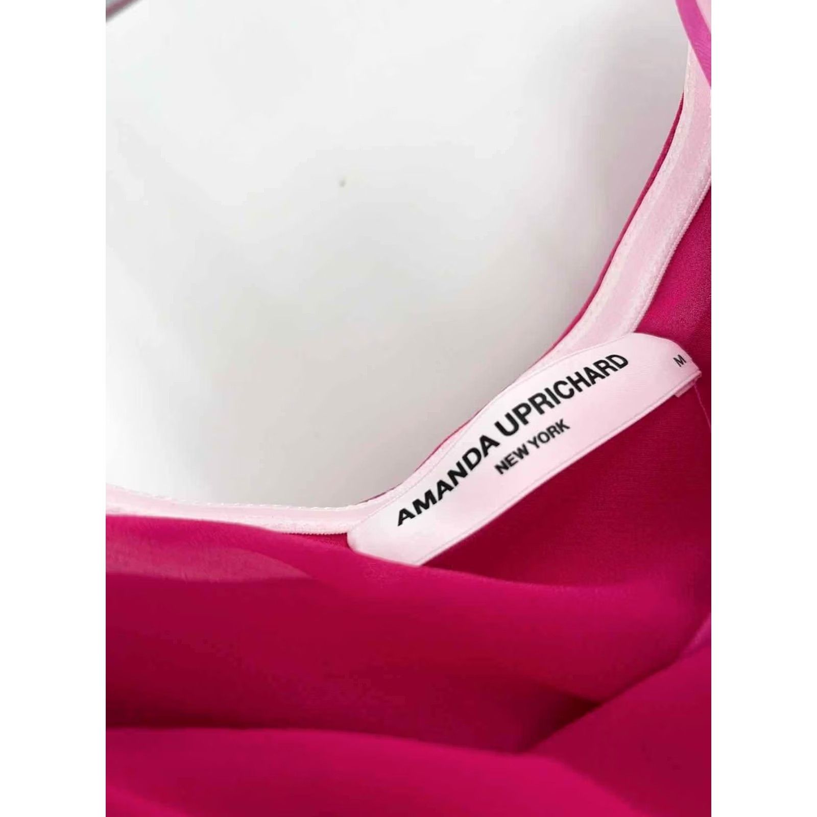 Amanda Uprichard Pre-Owned Amanda Uprichard Pink Size Medium Midi Strapless Dress Size M / US 6-8 / IT 42-44 - 3 Thumbnail