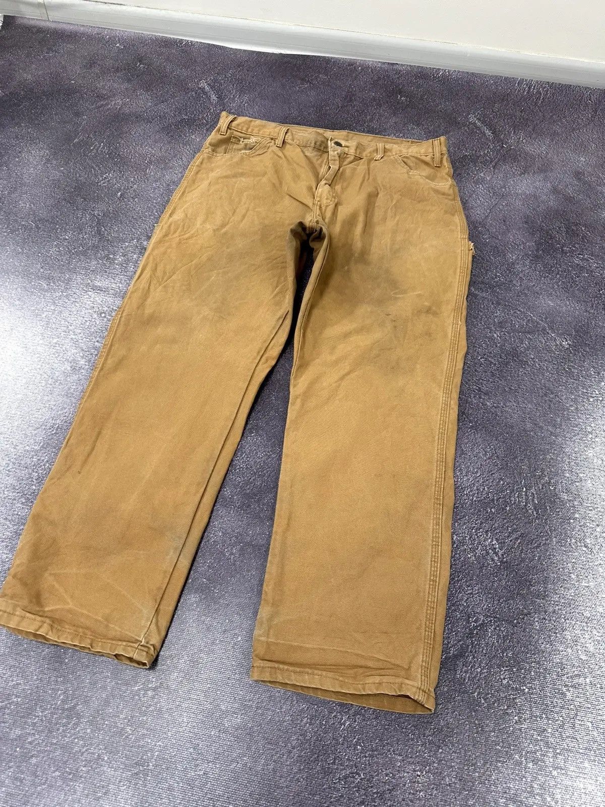 Dickies × Vintage Vintage Dickies Orange American Carpenter Work Baggy Pants Size US 38 / EU 54 - 7 Thumbnail