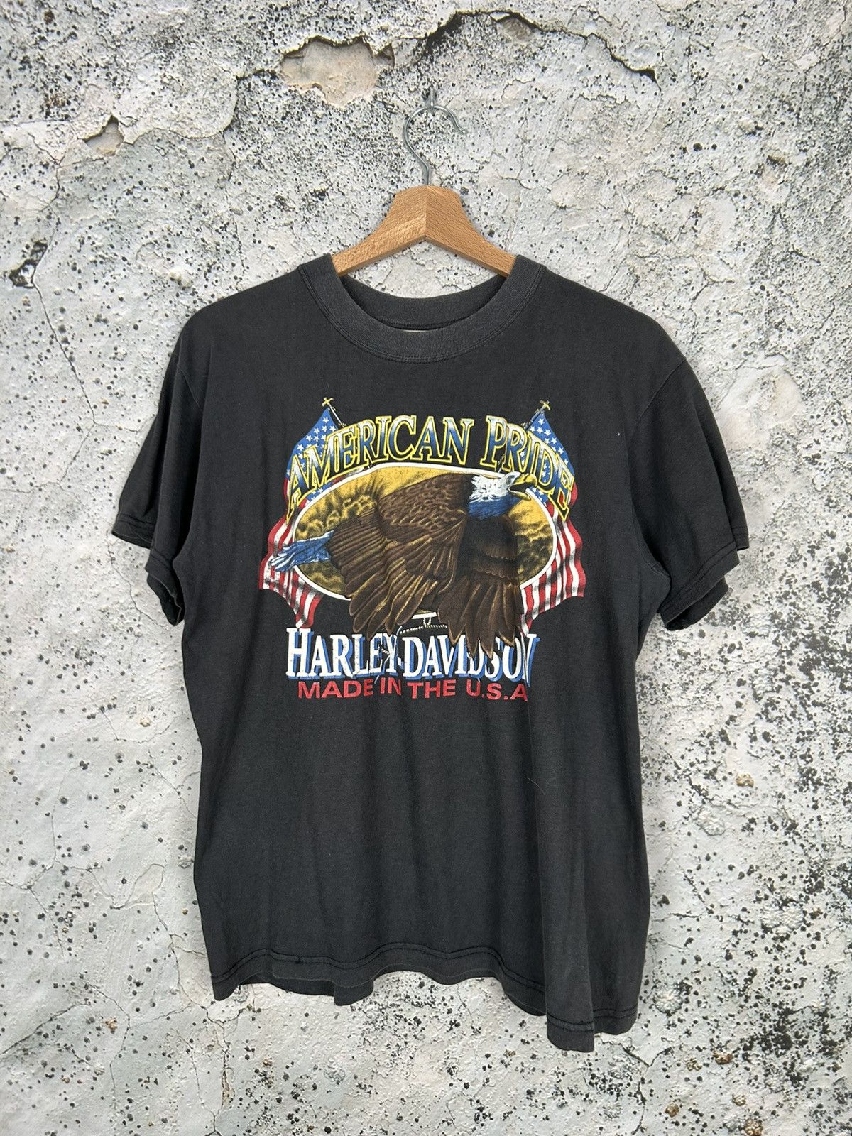 Band Tees × Vintage Vintage Harley Davidson Motorcycles Grunge Graphic Tee 90s Size US M / EU 48-50 / 2 - 1 Thumbnail