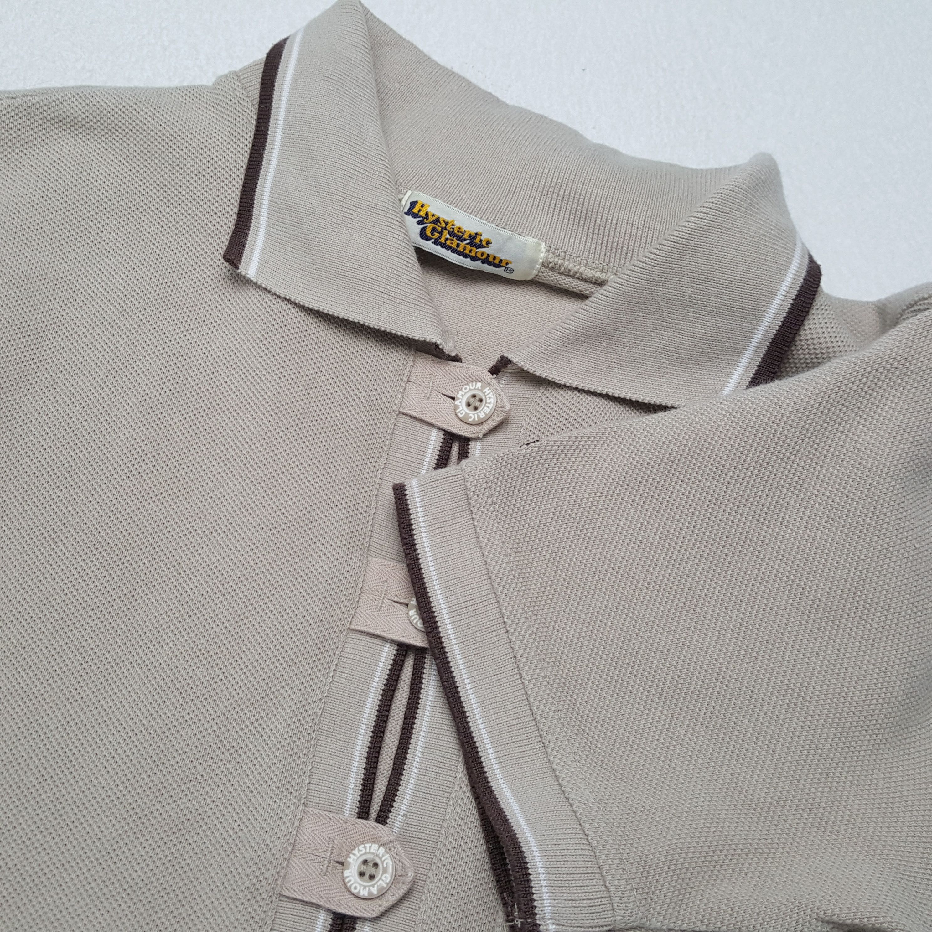 Hysteric Glamour × Japanese Brand × Vintage HYSTERIC GLAMOUR Japanese Brand Custom Art Style Polos Size XS / US 0-2 / IT 36-38 - 8 Thumbnail