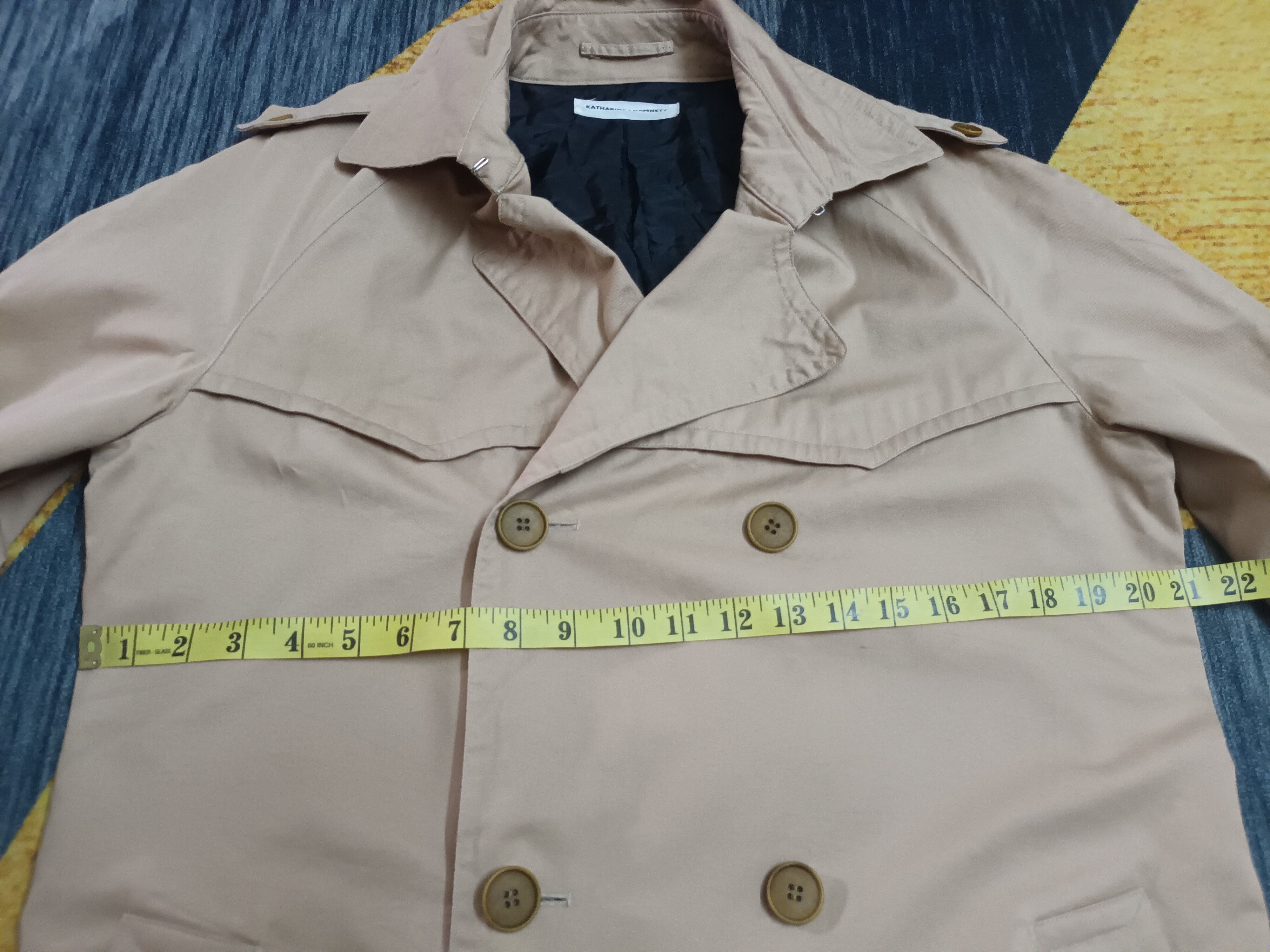 Katharine Hamnett London 🔥 KATHARINE E HAMNETT LONG COAT / JACKET 🔥 Size L / US 10 / IT 46 - 14 Thumbnail