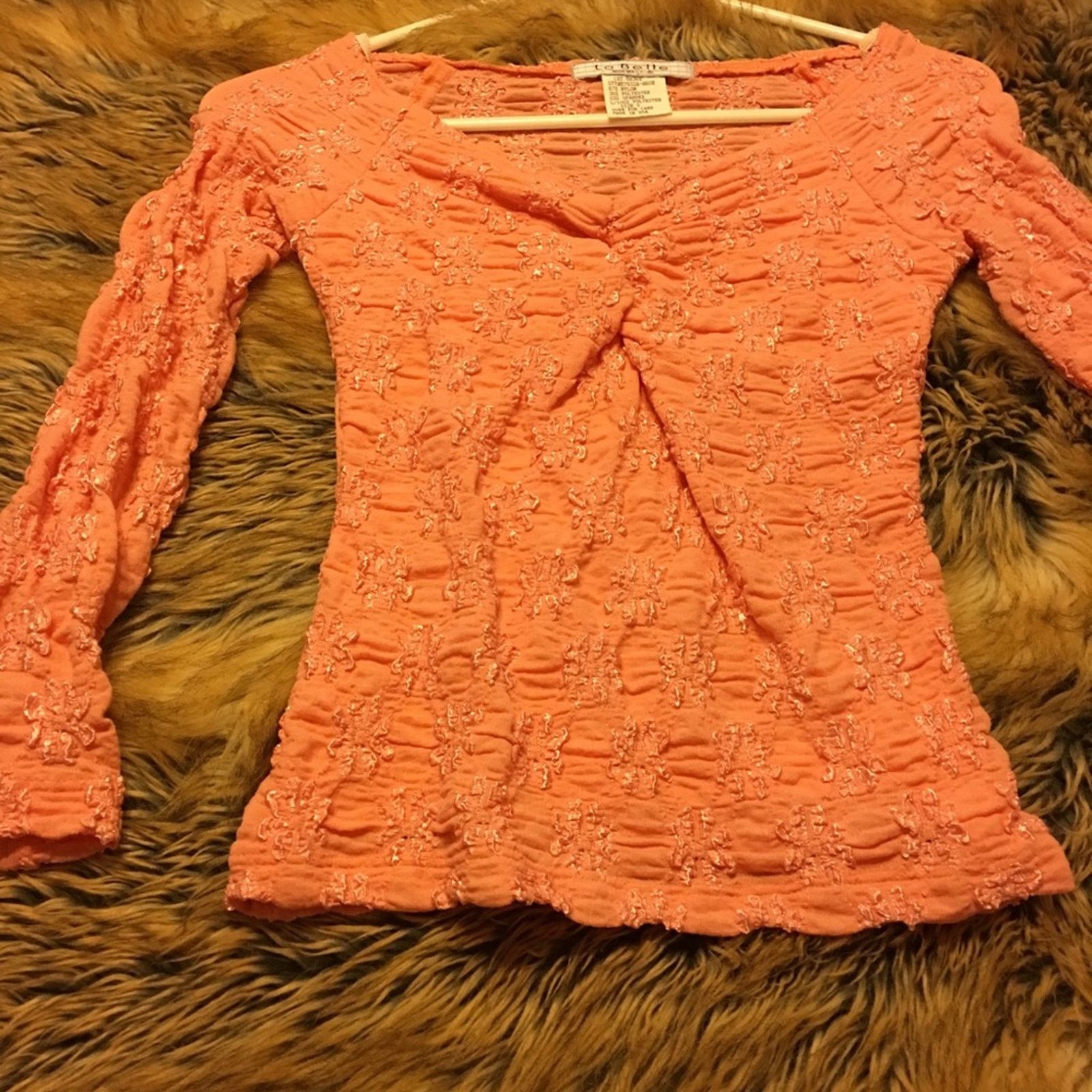 Other La Belle light pink stretch embroidered top NWT S Size S / US 4 / IT 40 - 7 Thumbnail