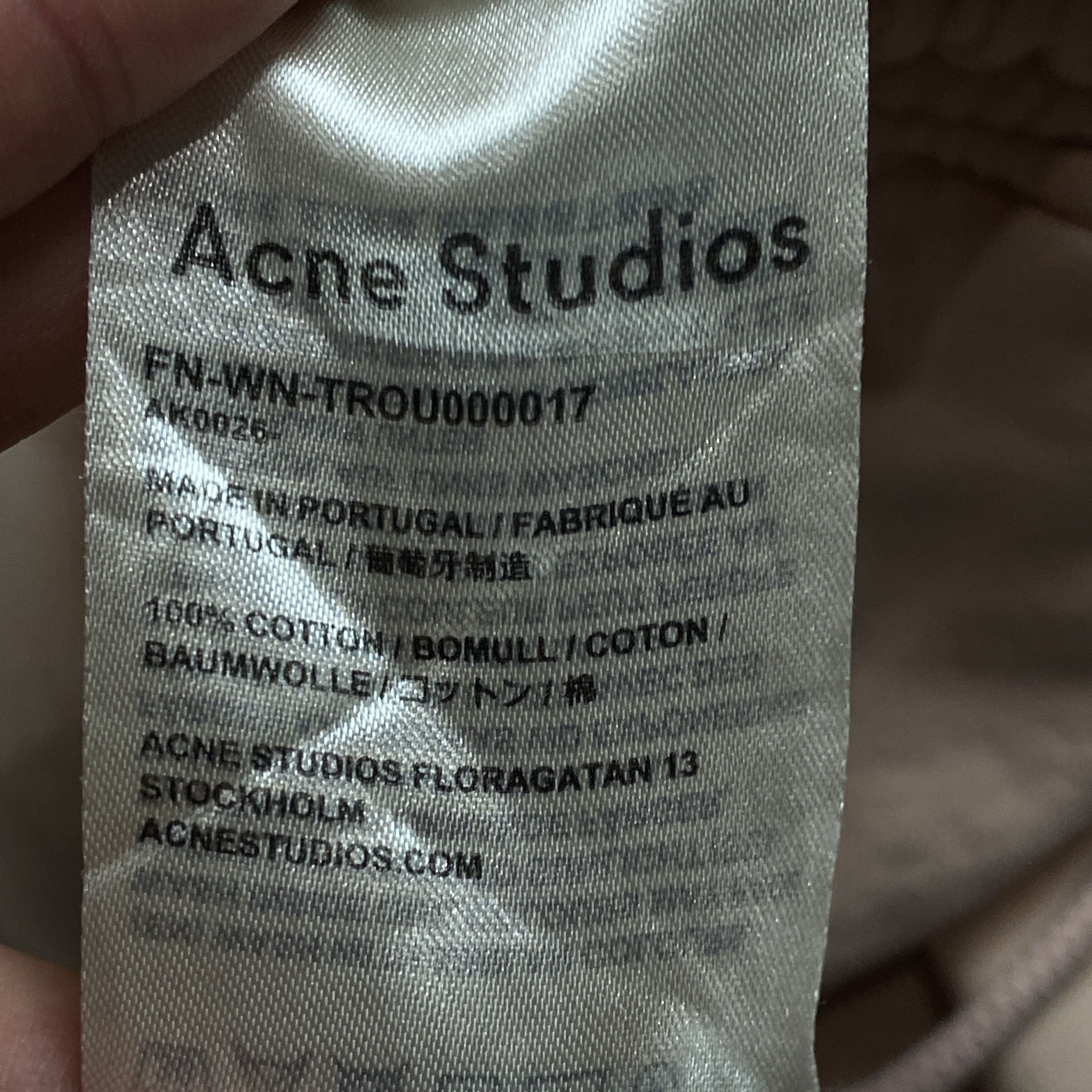 Acne Studios Womens Pants Trousers Acne Studios Size XXS/S Size US 28 / EU 44 - 8 Thumbnail