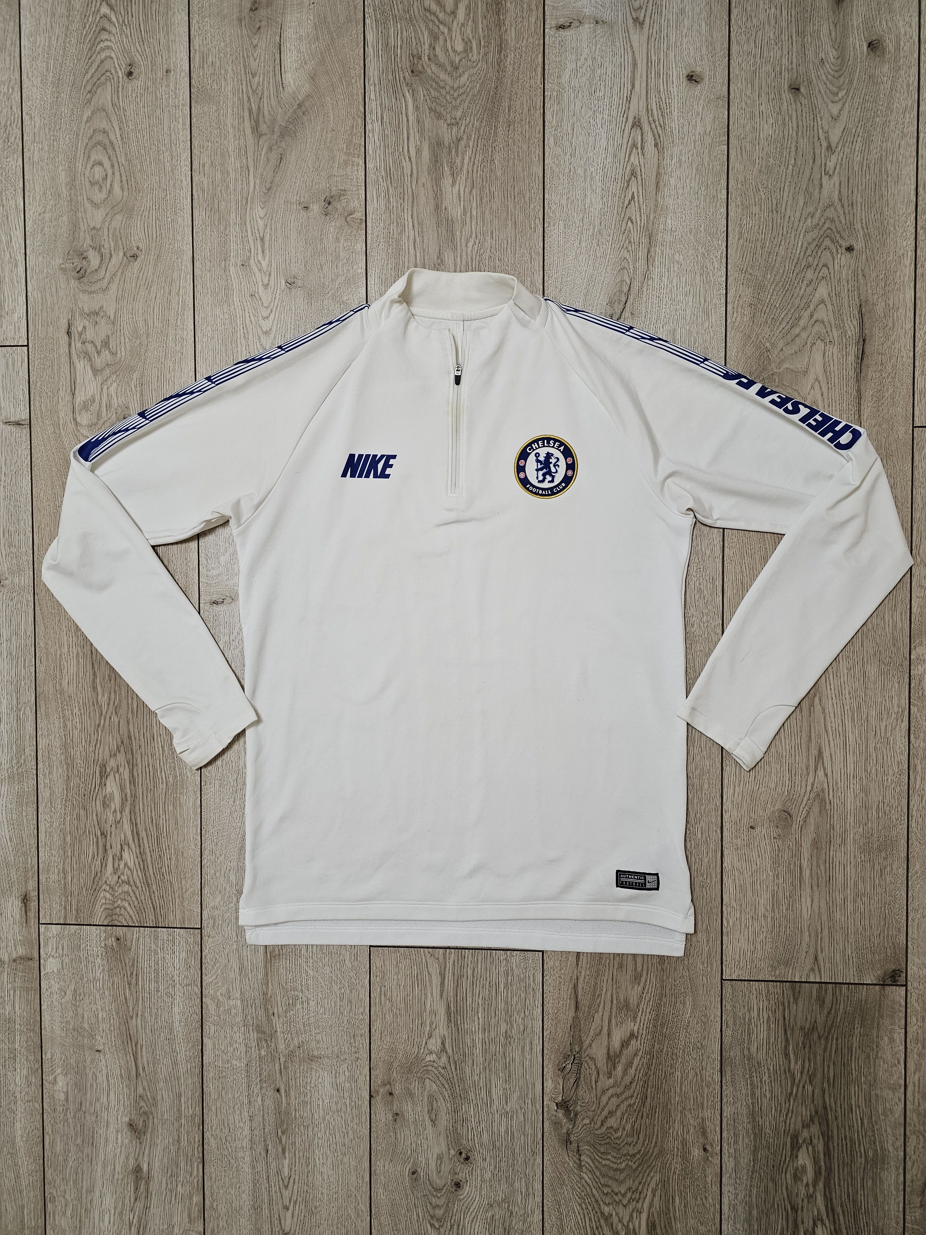 CHELSEA 2018 2019 TRAINING FOOTBALL JACKET SOCCER ZIP 1/3