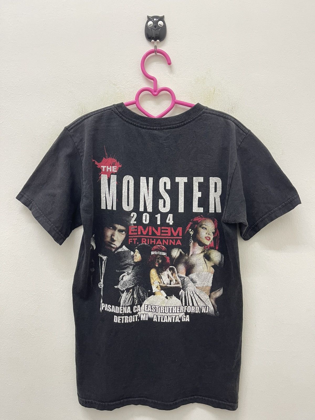 Eminem Rare EMINEM X RIHANNA 2014 The Monster Tour Hip Hop Rap Tee Size US XS / EU 42 / 0 - 2 Thumbnail