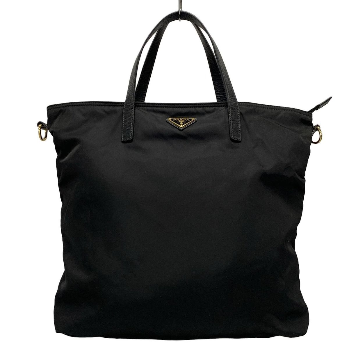 Prada PRADA Triangle Logo Tote Bag Size ONE SIZE - 1 Thumbnail