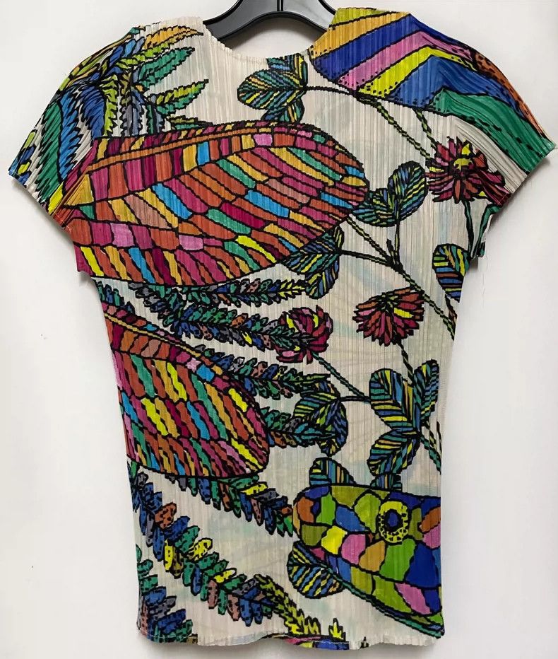 Issey Miyake Issey Miyake Tropical fish rainforest jacket Size XL / US 12-14 / IT 48-50 - 2 Thumbnail