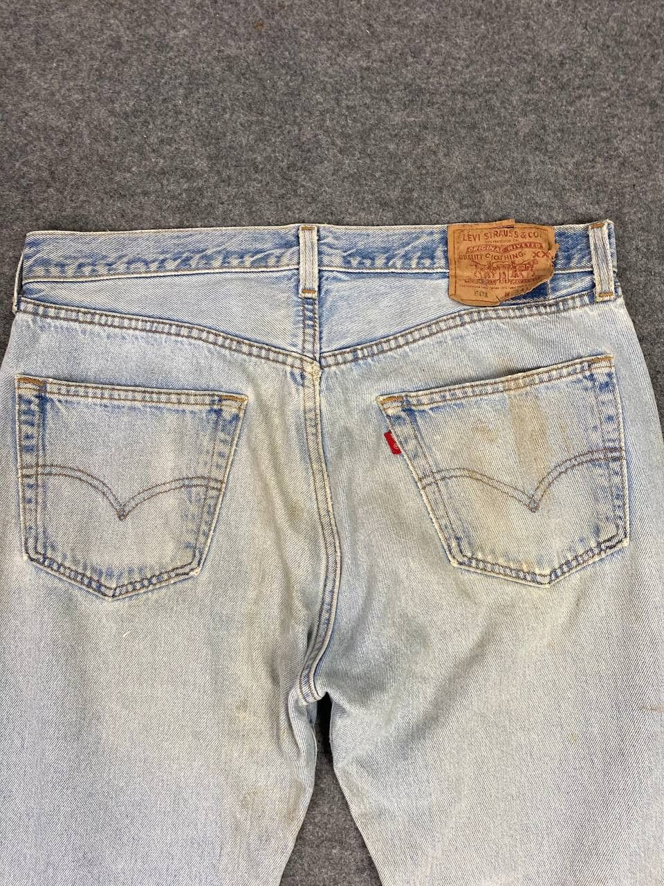 Levi's vintage levis 501 distressed denim Size US 35 - 3 Thumbnail