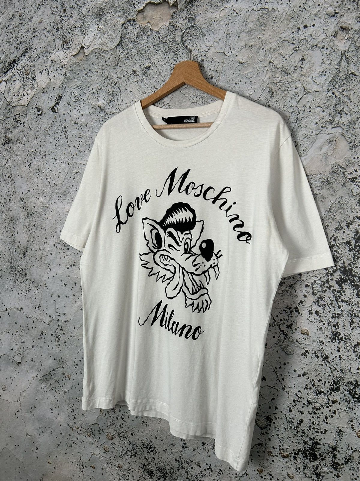 Moschino Love Moschino Milano Graphic Tee Designer Avantgarde Hype Size US M / EU 48-50 / 2 - 2 Thumbnail
