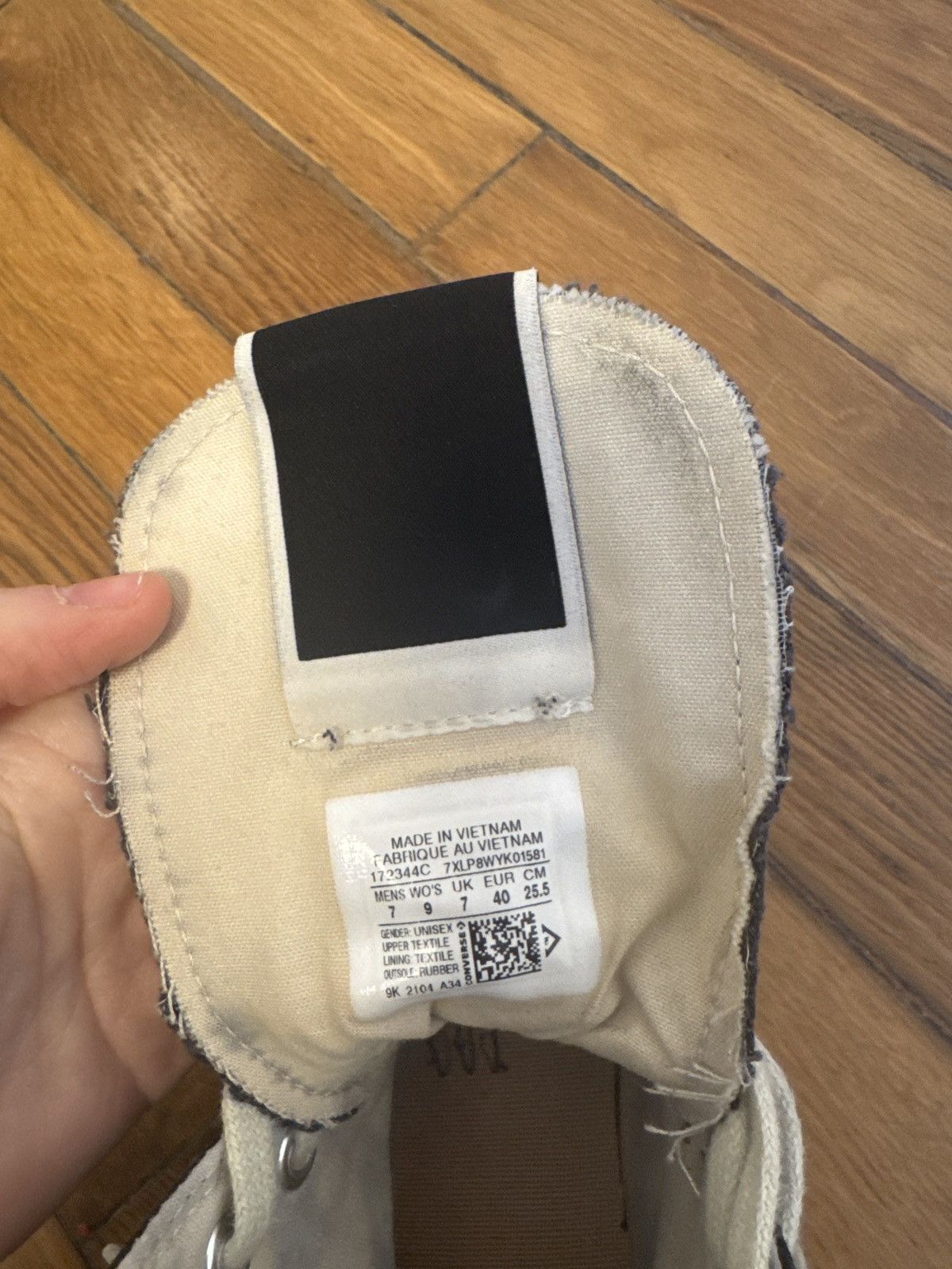 Converse × Rick Owens Drkshdw Converse Turbodrk DRKSHDW converse Size US 7 / EU 40 - 6 Thumbnail