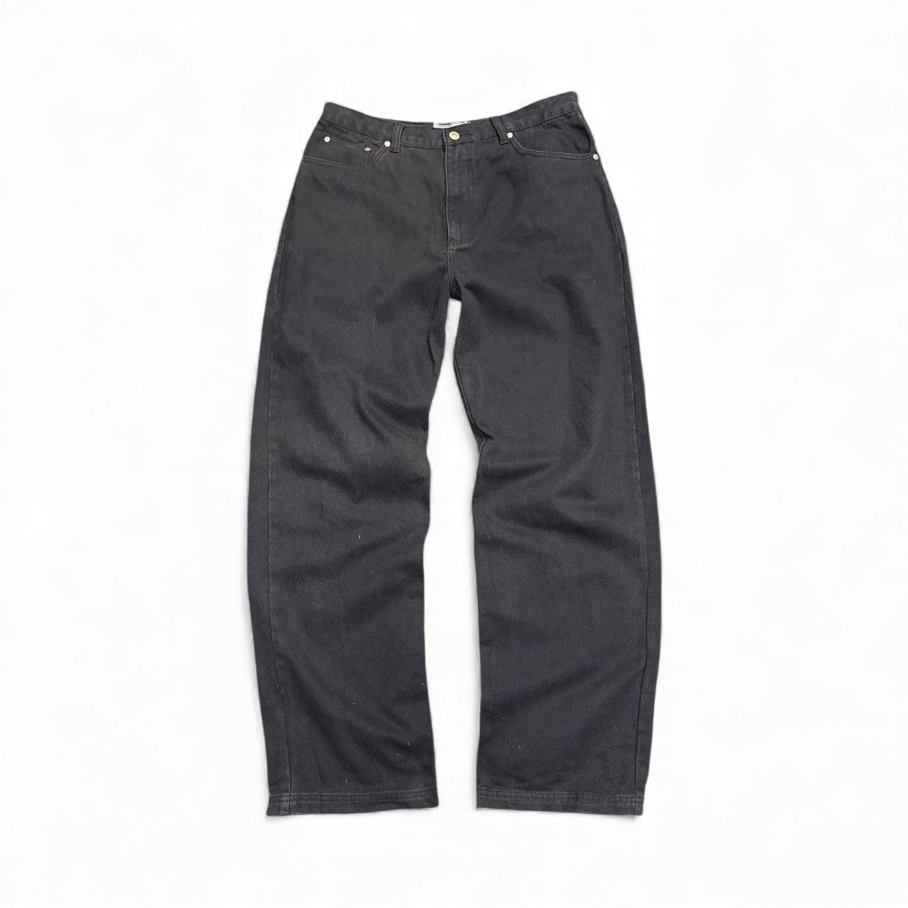 Sean John Vintage Sean Jean Super Black Baggy Denim Embroidered Size US 34 / EU 50 - 1 Thumbnail