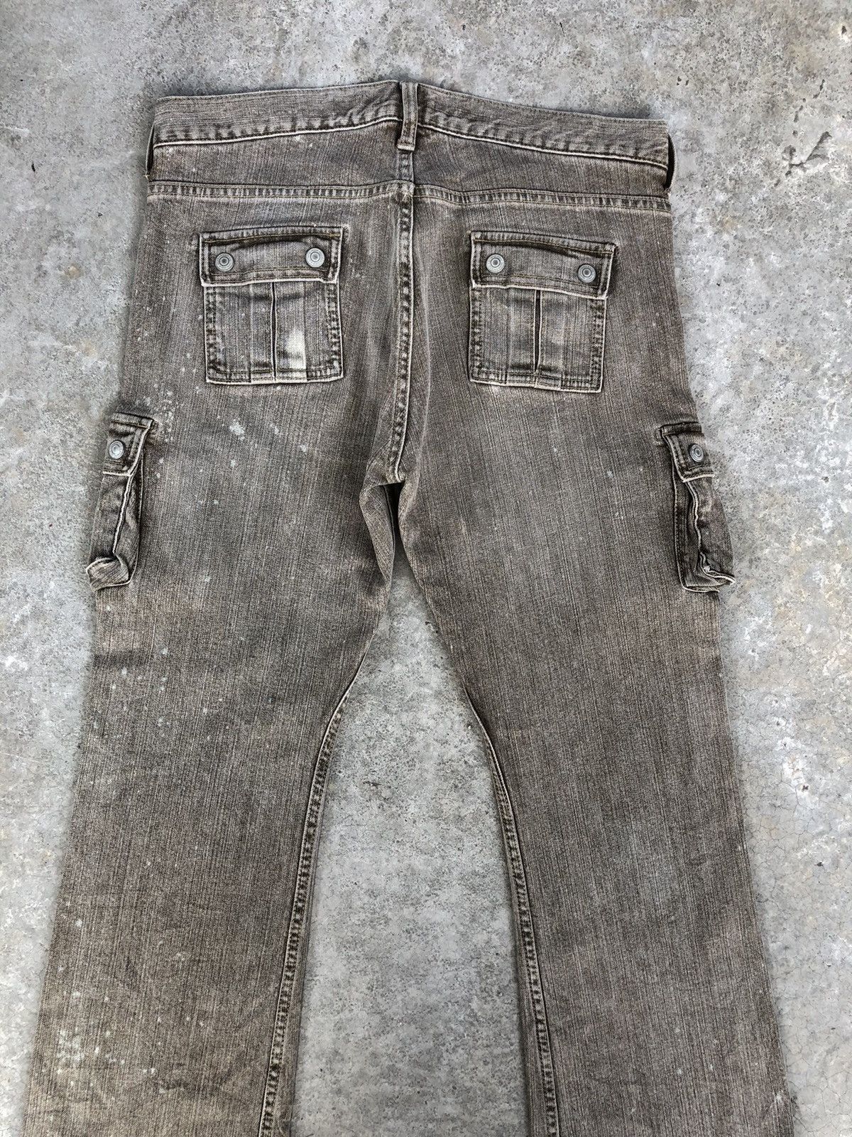 Japanese Brand Japanese Oririn Flared Jeans Distressed Jeans Cargo Jeans Size US 32 / EU 48 - 8 Thumbnail